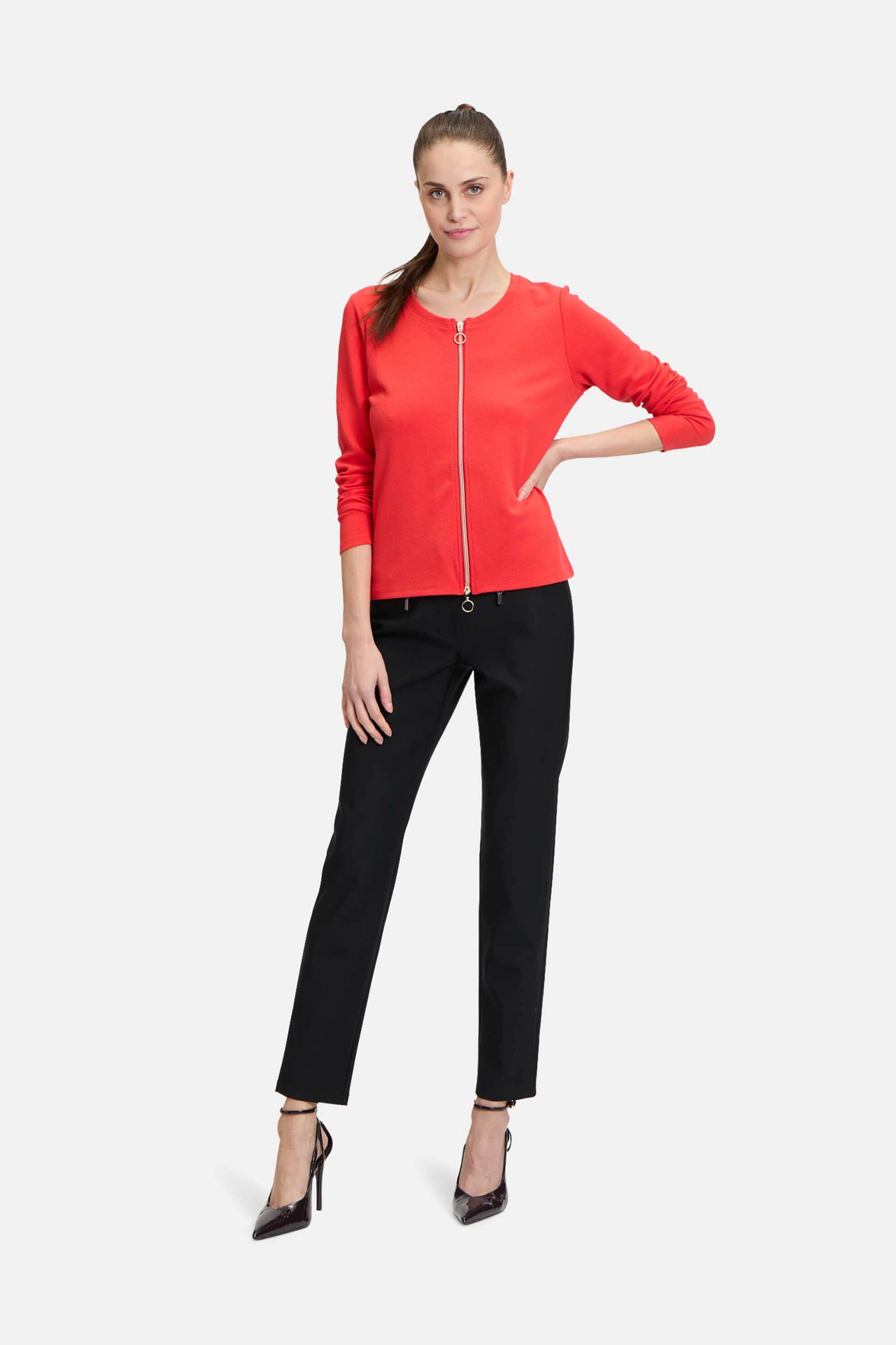 Betty Barclay γυναικεία ζακέτα structured μονόχρωμη - 2419/1180 Κοραλί φωτογραφία