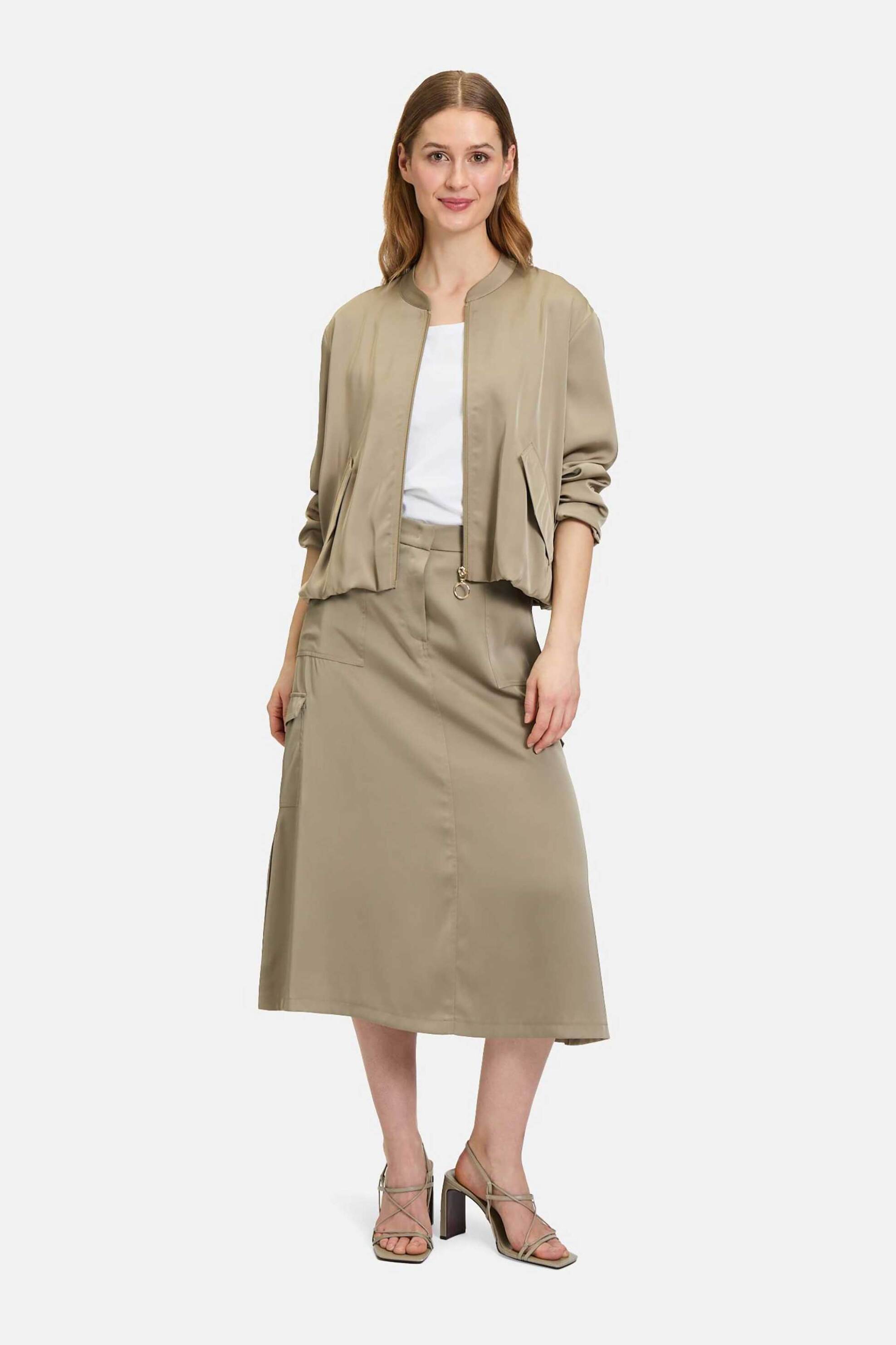 BETTY BARCLAY Betty Barclay γυναικείο bomber jacket - 4519/1196 Χακί