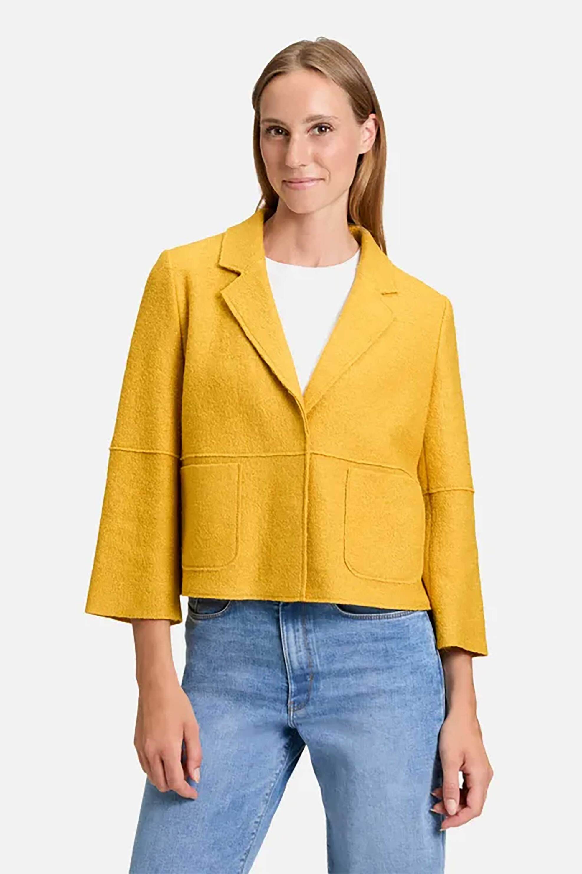 Betty Barclay γυναικείο jacket με μαλλί - 4615/1802 Κίτρινο