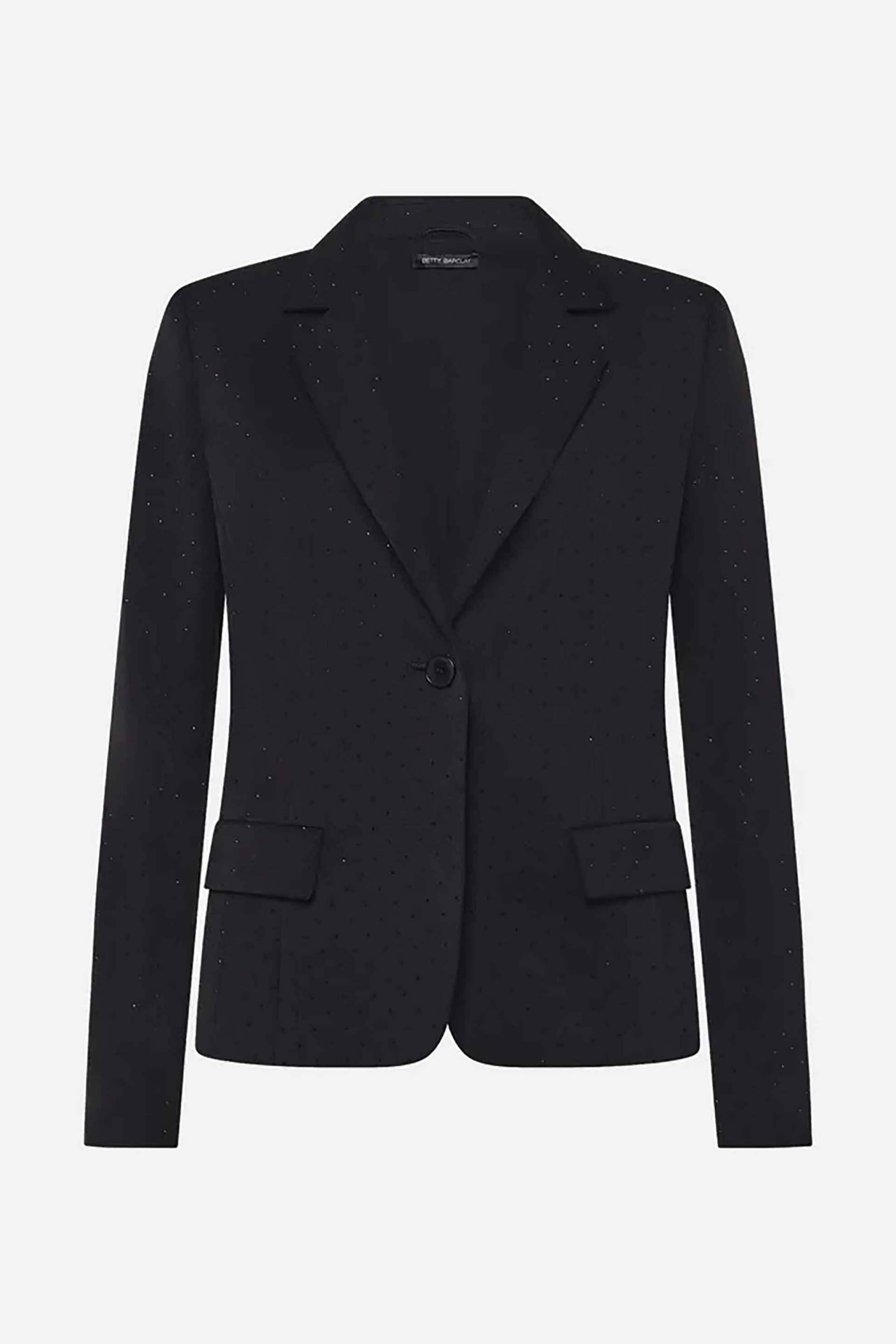 Betty Barclay γυναικείο σακάκι μονόχρωμο με στρας