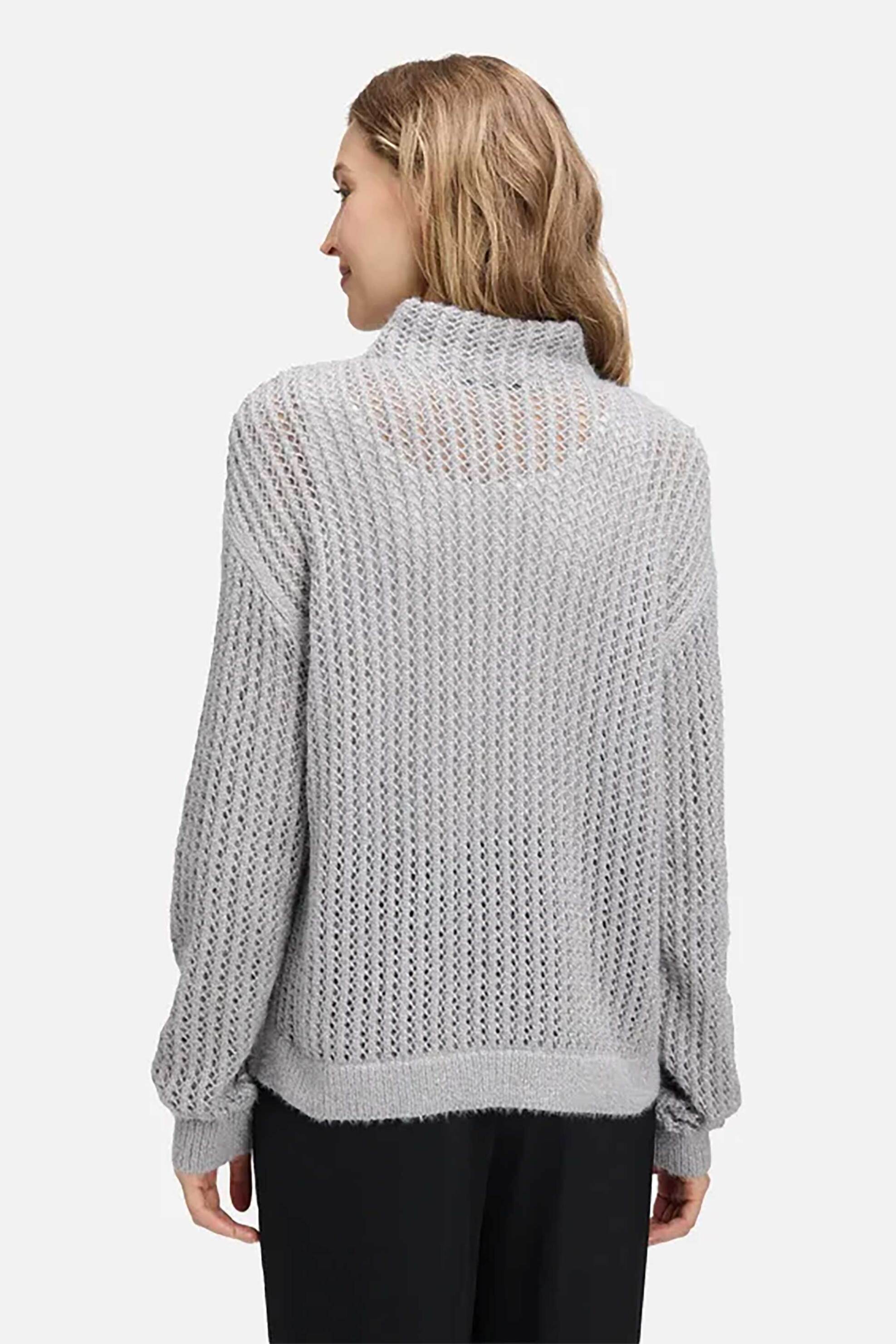 Betty Barclay γυναικείο μονόχρωμο πουλόβερ - 5314/1592 Γκρι φωτογραφία