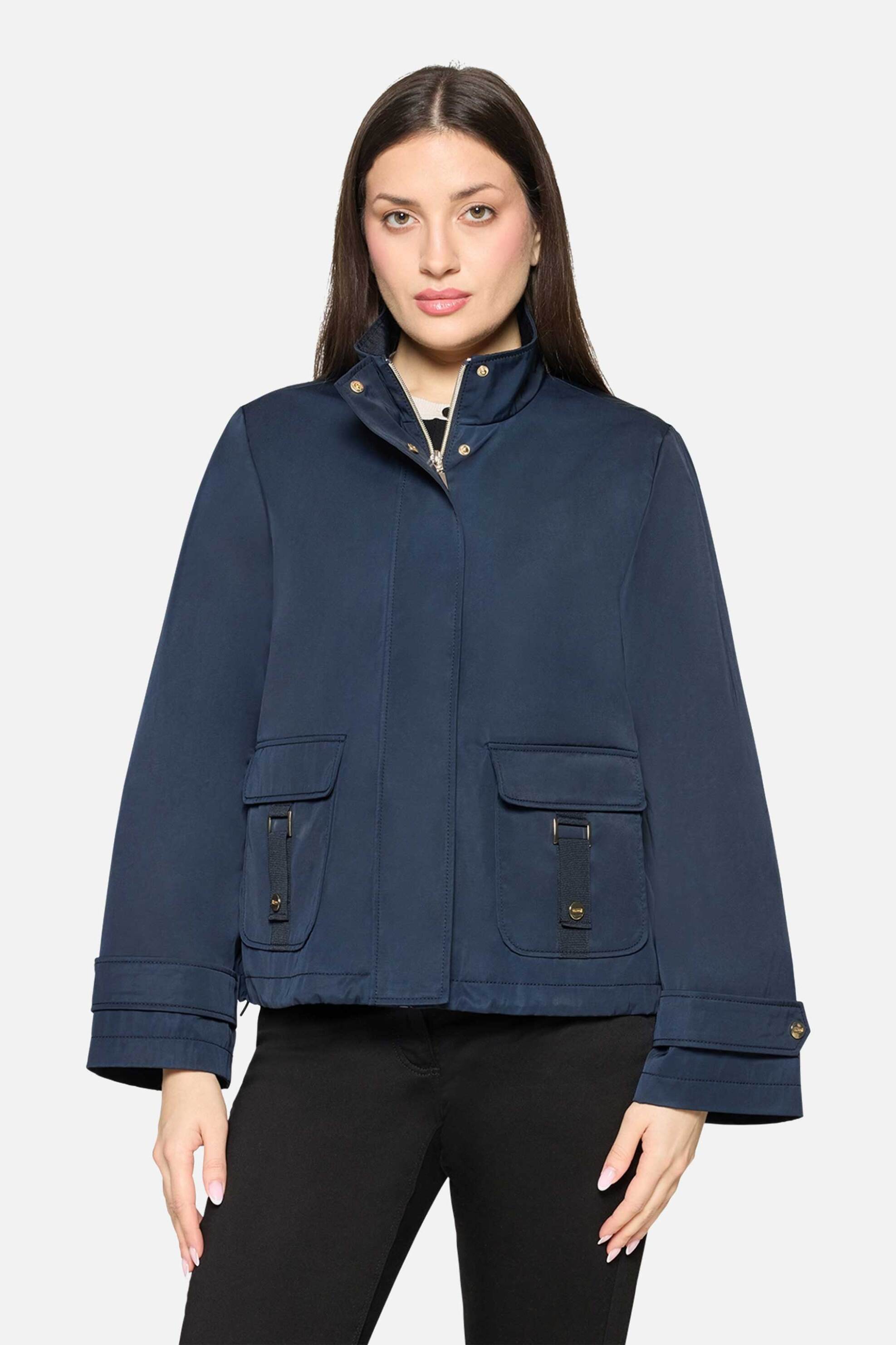 Betty Barclay γυναικείο jacket με ψηλό γιακά - 7304/1763 Μπλε Σκούρο - BETTY BARCLAY - 