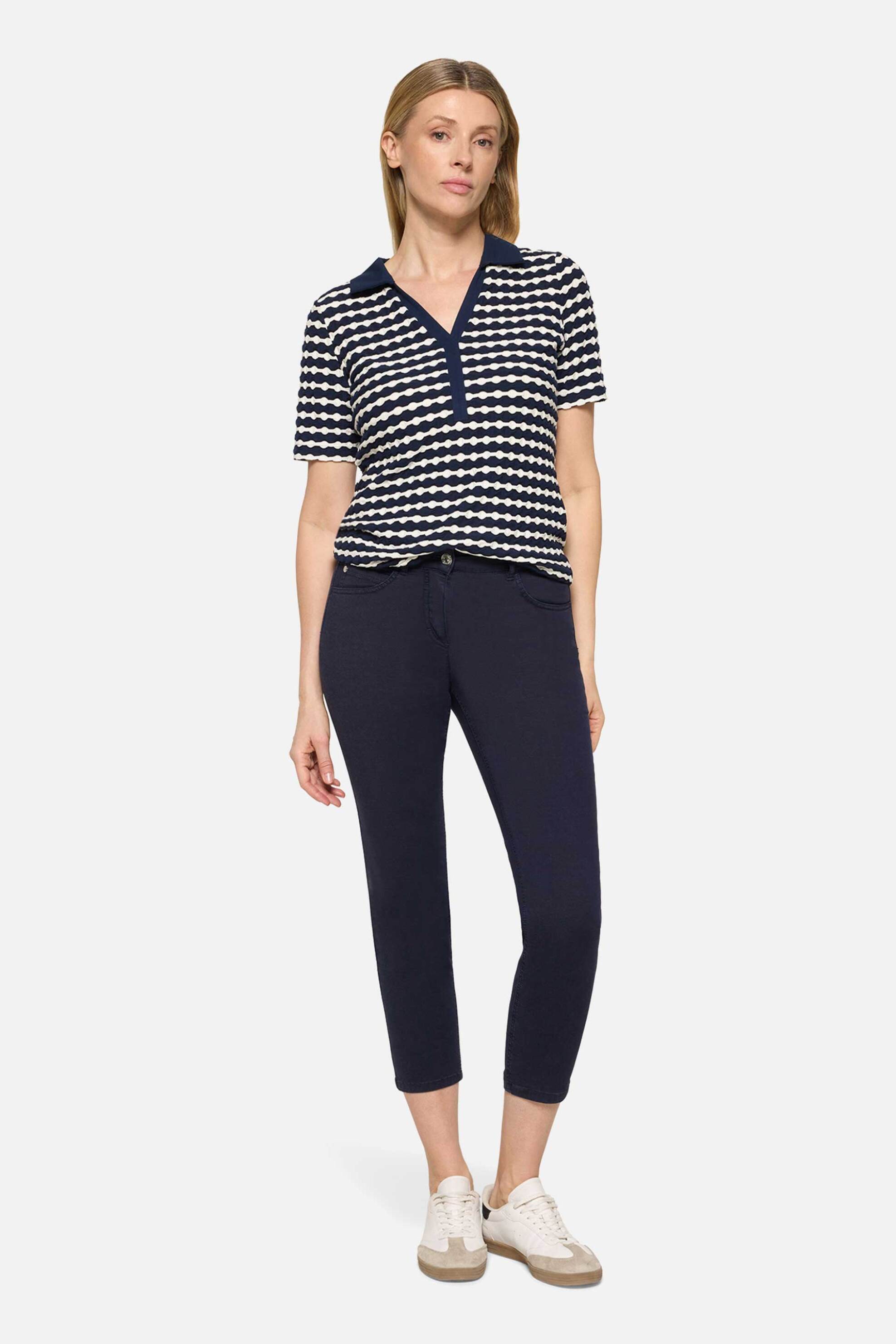 Betty Barclay γυναικείο παντελόνι Slim Fit - 6219/2030 Μπλε Σκούρο