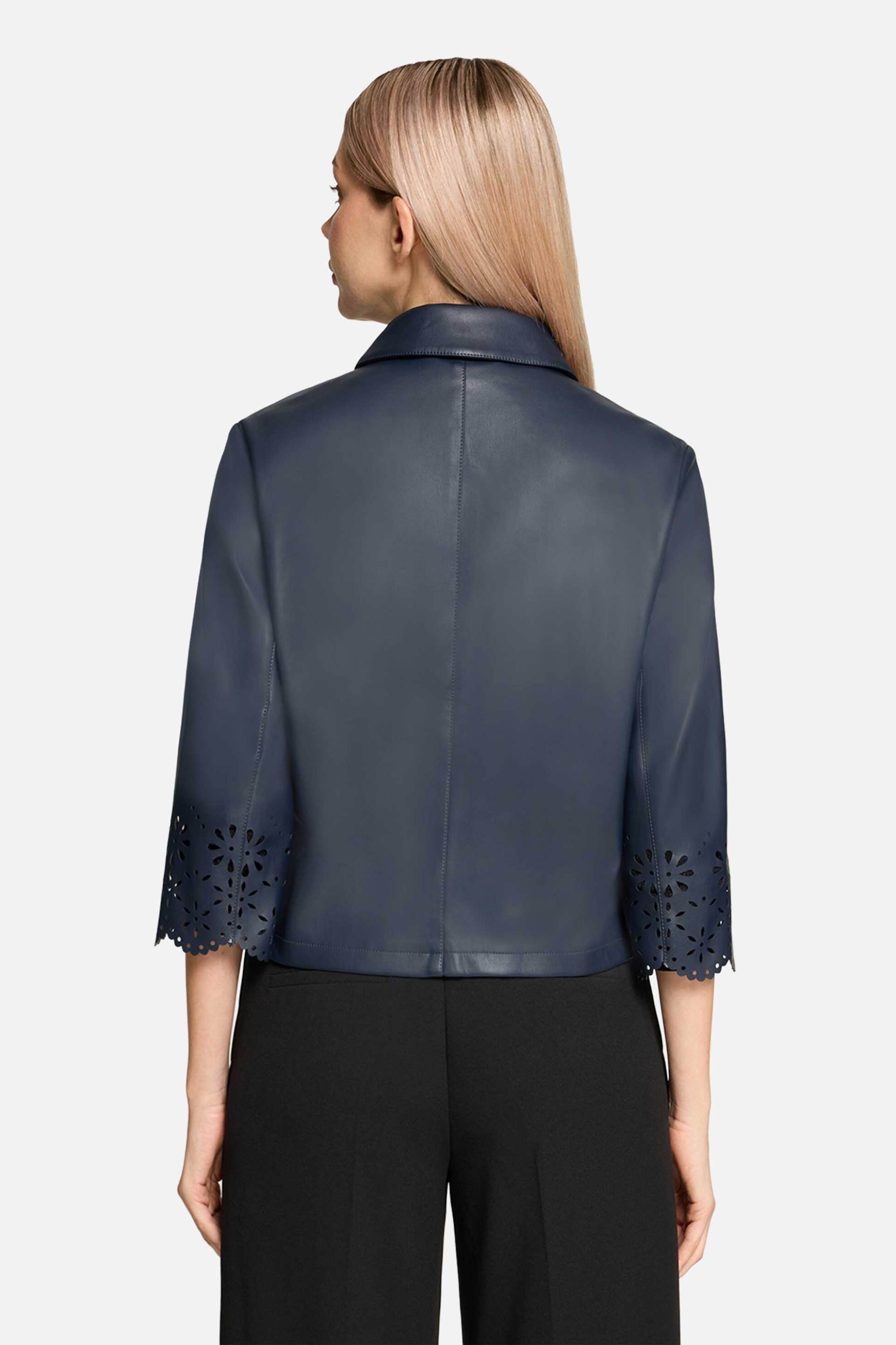 BETTY BARCLAY Betty Barclay γυναικείο jacket με cut out σχέδιο στα μανίκια - 4741/2738 Μπλε Σκούρο - 3