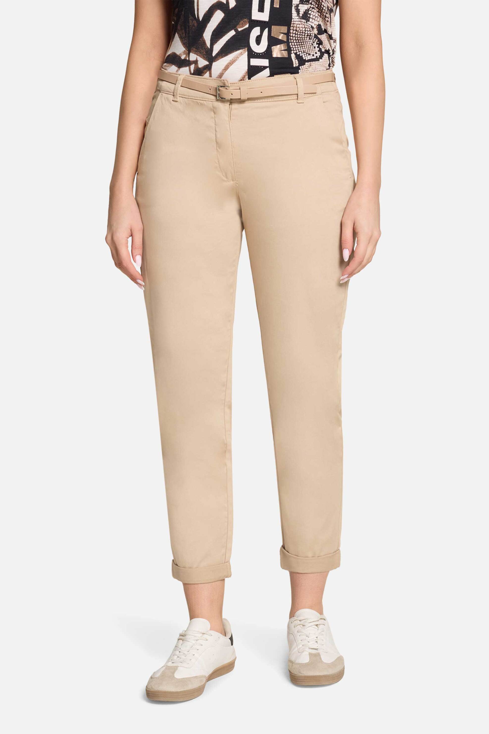 Betty Barclay γυναικείο ψηλόμεσο παντελόνι chino - 6131/2520 Μπεζ