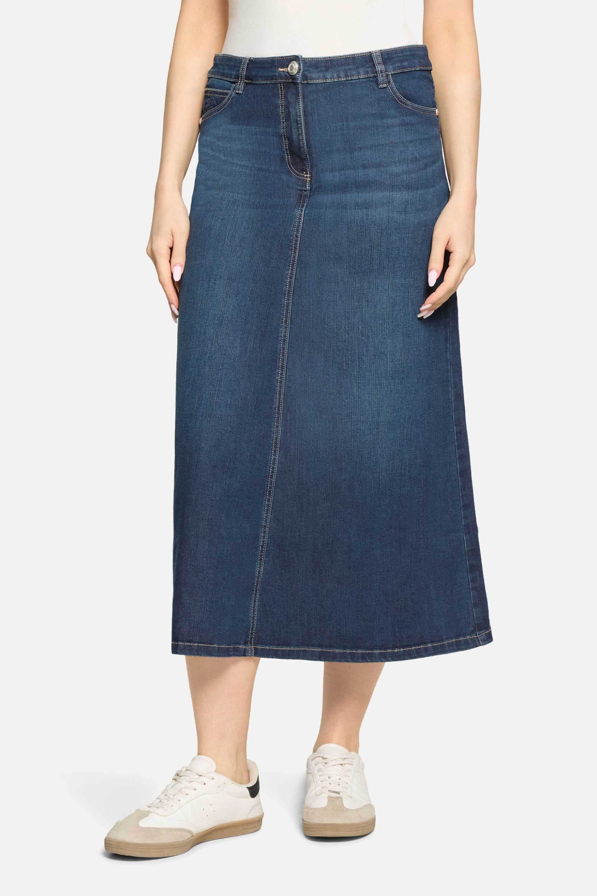 BETTY BARCLAY Betty Barclay γυναικεία denim φούστα - 9478/1831 Denim Blue Σκούρο - 2