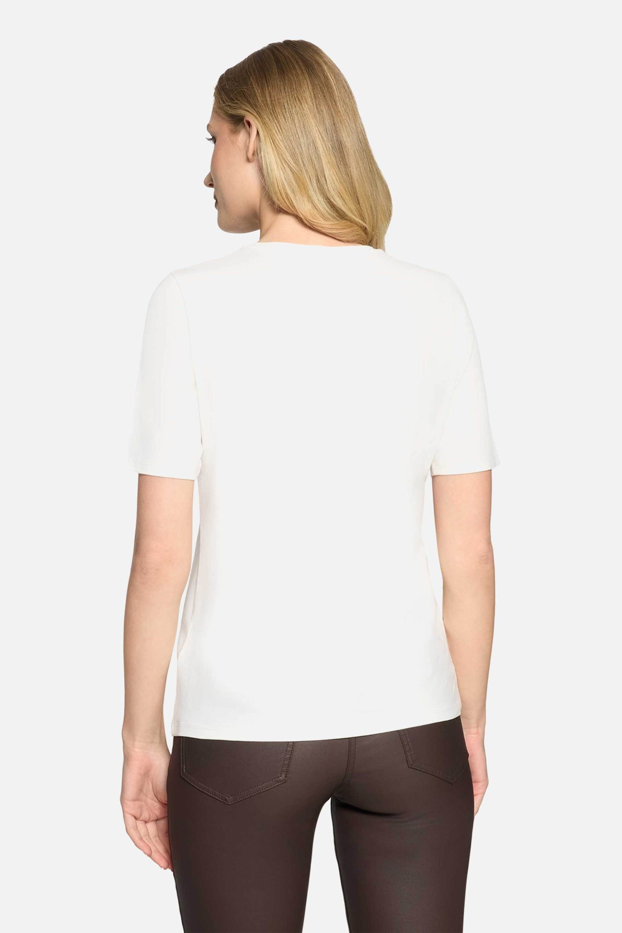 BETTY BARCLAY Betty Barclay γυναικείο Τ-shirt με all-over print - 2744/1092 Λευκό - 3