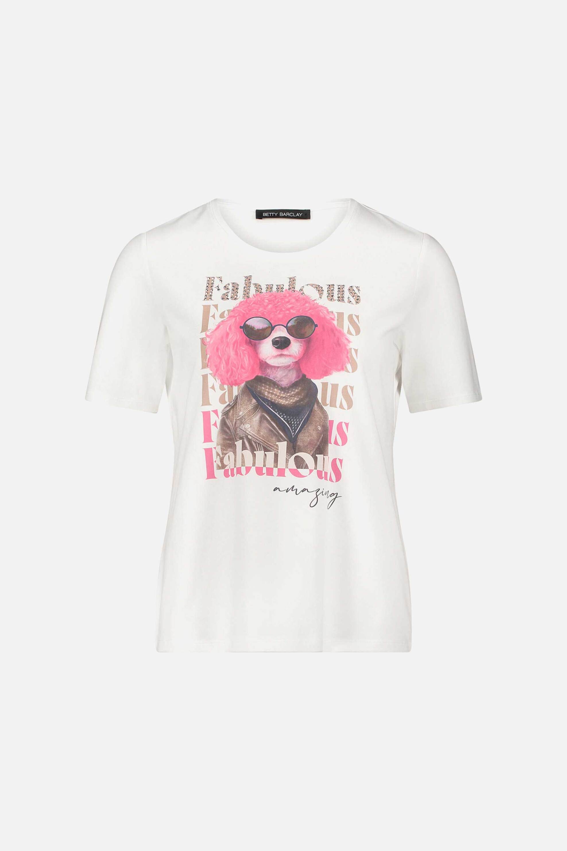 Betty Barclay Γυναικείο Τ-Shirt με All-Over Print - 2744 1092 Λευκό