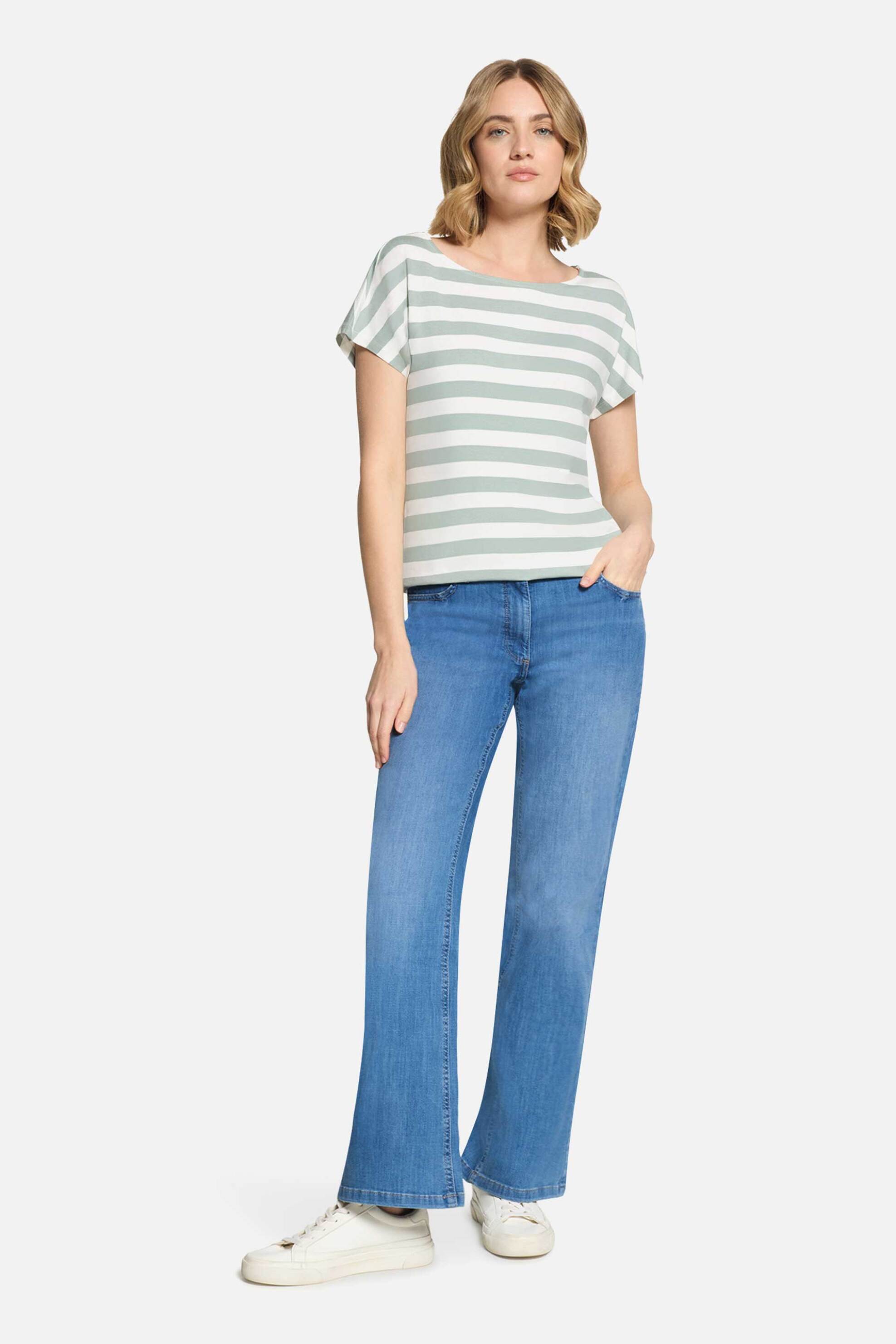 Betty Barclay γυναικείο τζιν παντελόνι με στρας Slim Fit - 6144/1740 Denim Blue