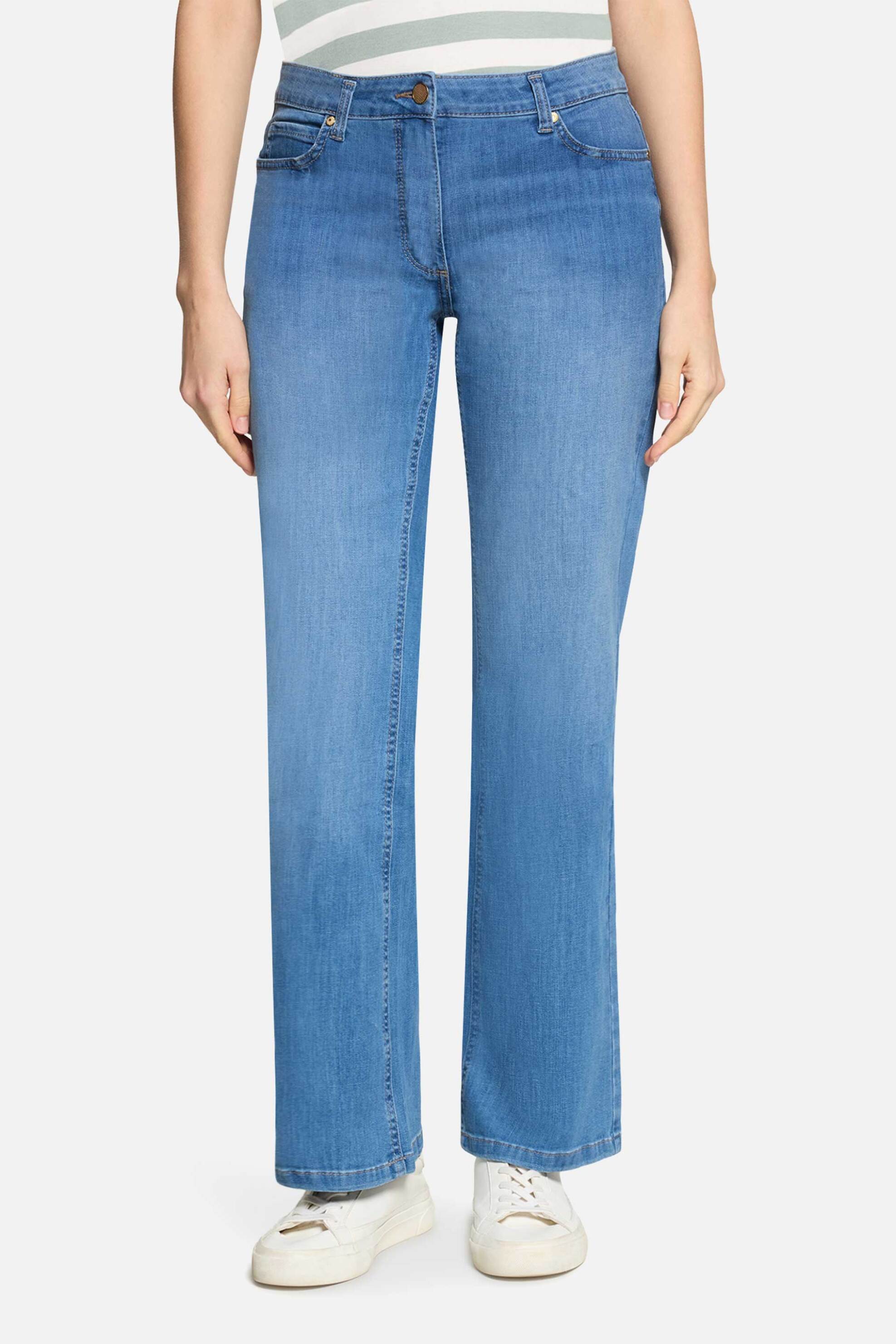 Betty Barclay γυναικείο τζιν παντελόνι με στρας Slim Fit - 6144/1740 Denim Blue
