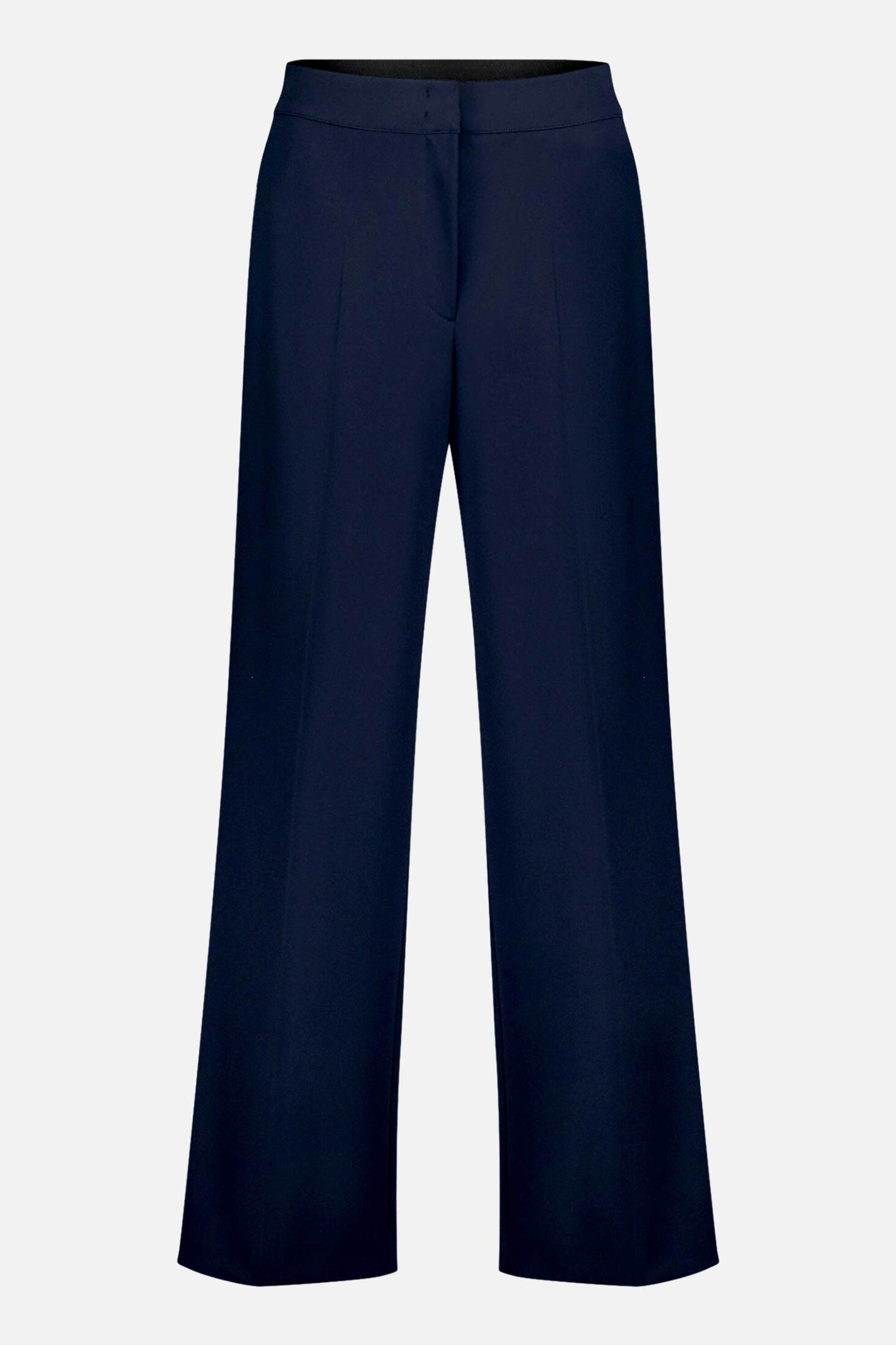 Betty Barclay Γυναικείο Ψηλόμεσο Παντελόνι Relaxed Fit - 6148 2420 Μπλε Σκούρο