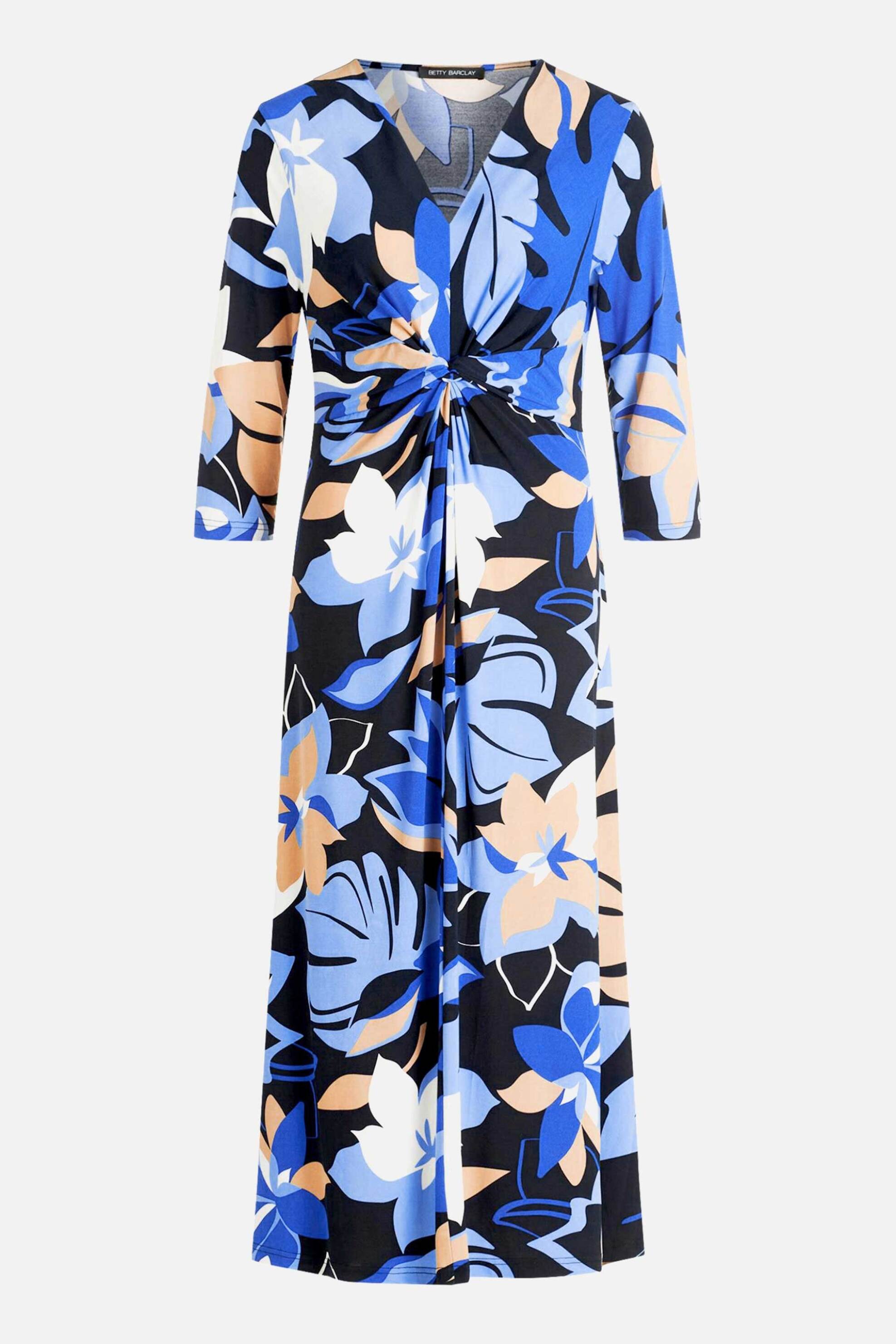 Betty Barclay Γυναικείο Midi Φόρεμα με Floral Print - 1804 1729 Μπλε