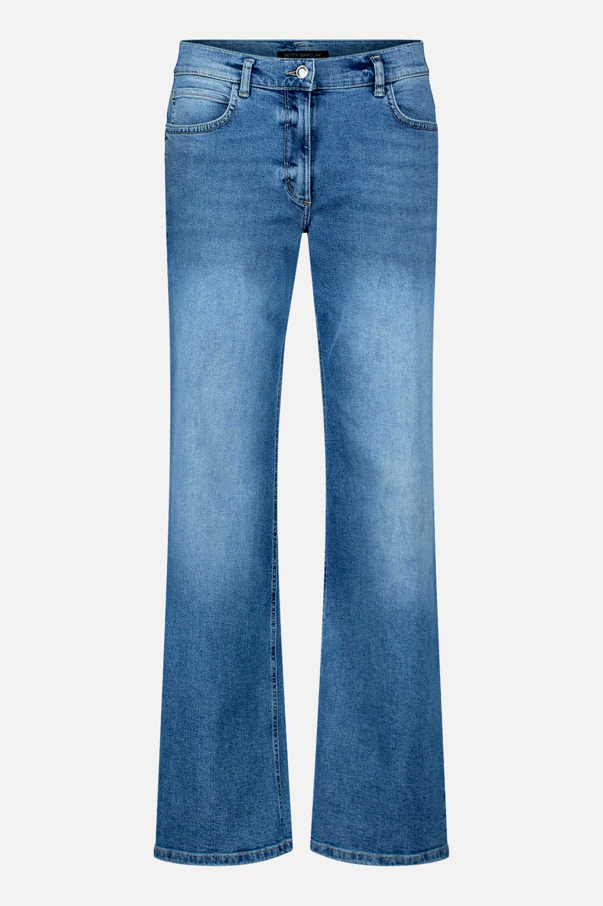 Betty Barclay Γυναικείο Τζιν Παντελόνι με Στρας Slim Fit - 6133 1980 Denim Blue