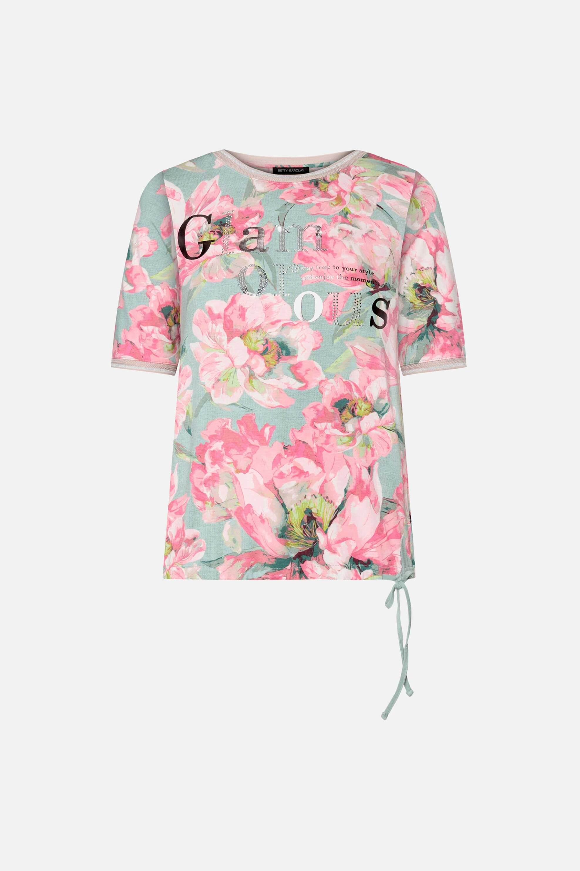 Betty Barclay Γυναικείο Τ-Shirt με All-Over Floral Print - 2760 1812 Ροζ