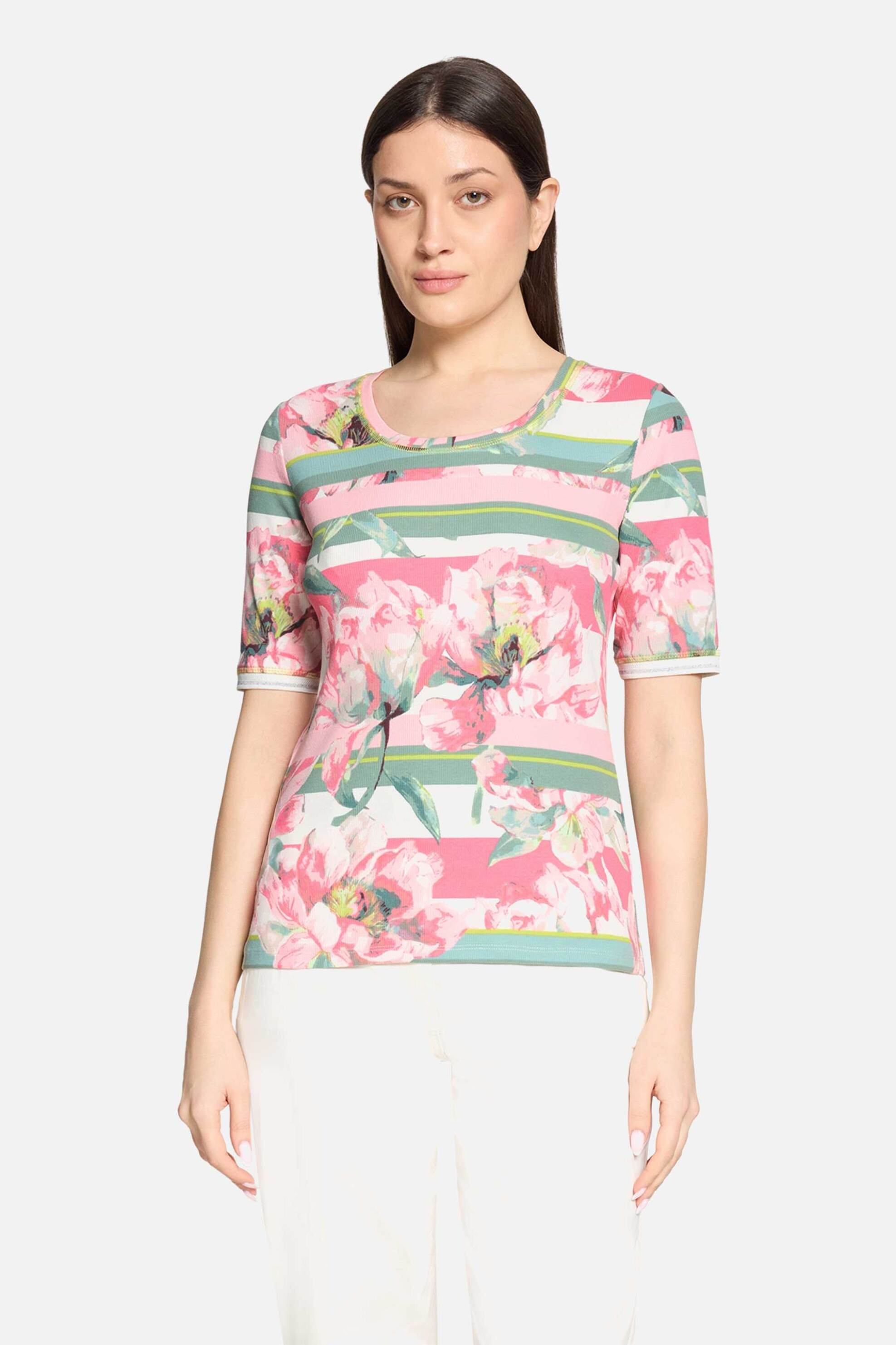Betty Barclay γυναικείο Τ-shirt με all-over print - 2762/1817 Ροζ