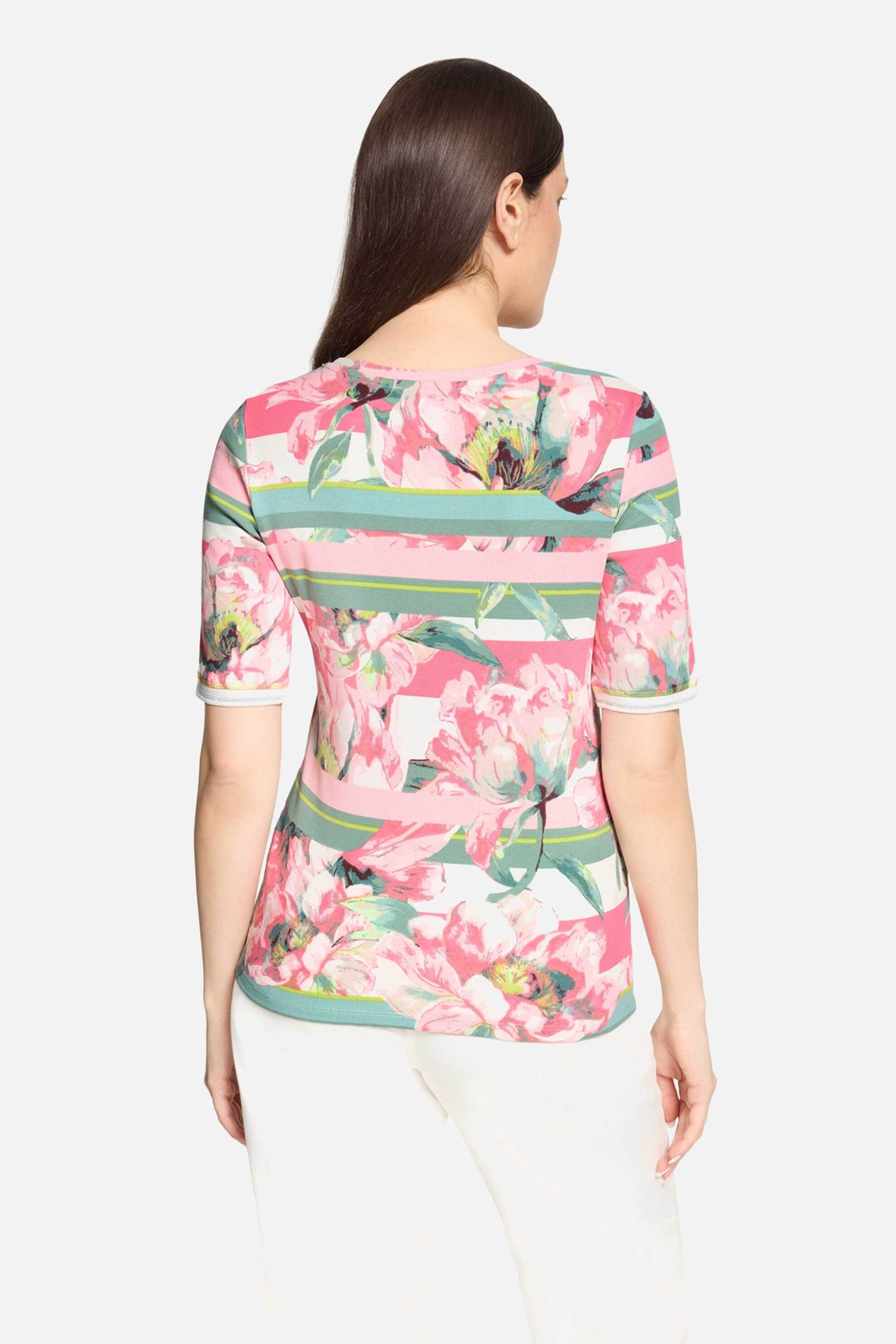 BETTY BARCLAY Betty Barclay γυναικείο Τ-shirt με all-over print - 2762/1817 Ροζ - 3