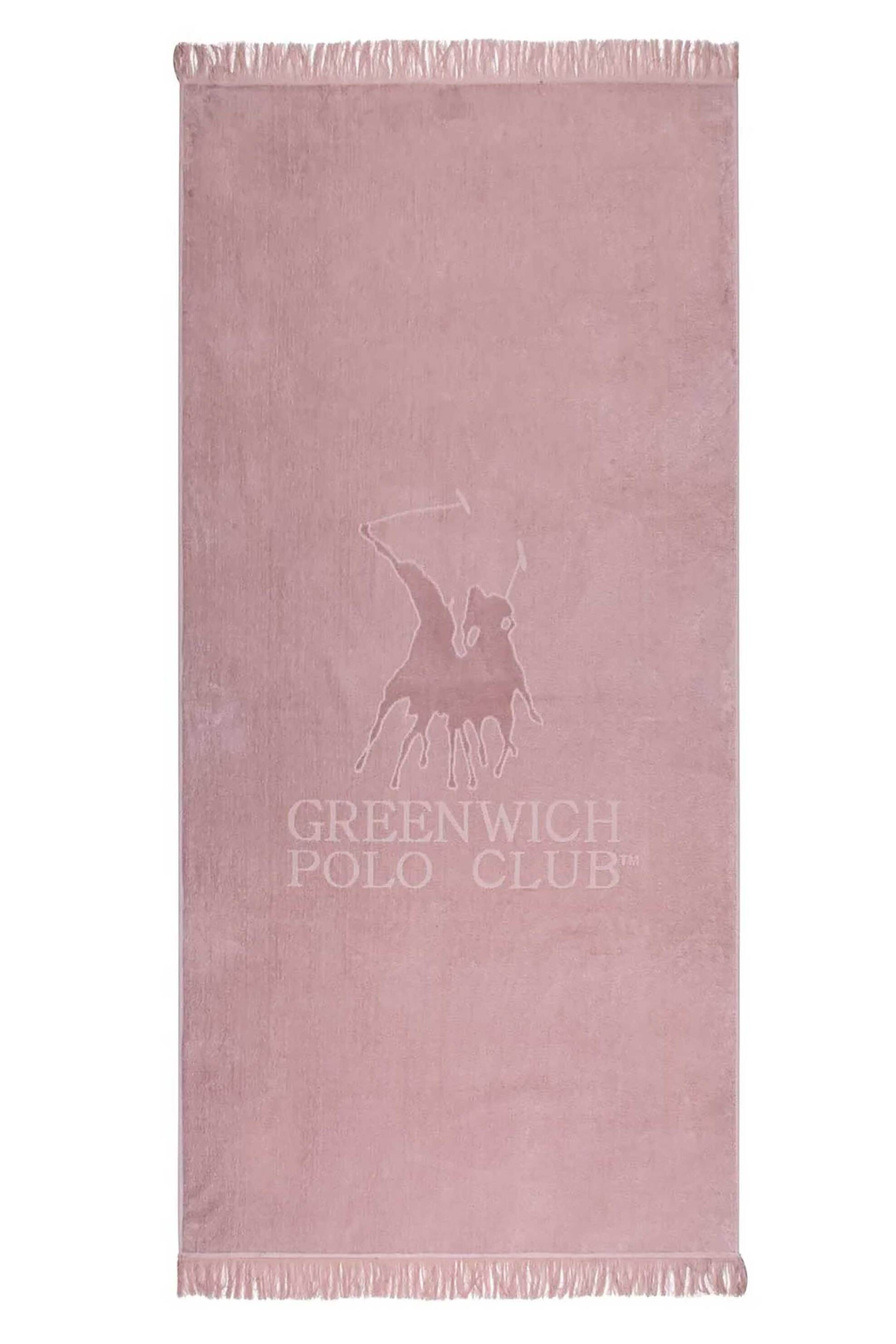 GREENWICH POLO CLUB Greenwich Polo Club πετσέτα θαλάσσης με λογότυπο 90 x 190 cm "3622" - 267901903622 Λιλά