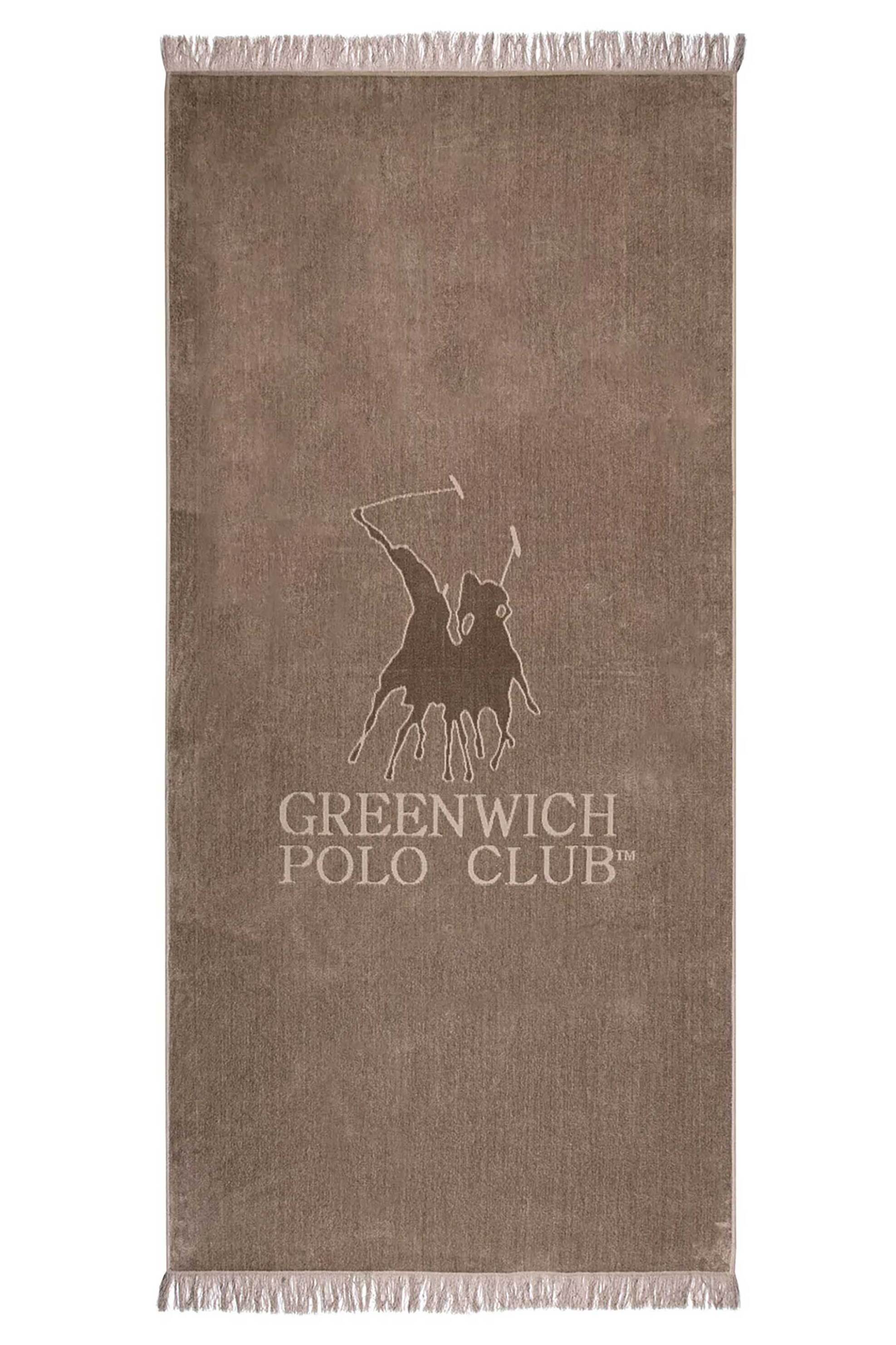 Greenwich Polo Club πετσέτα θαλάσσης με λογότυπο 90 x 190 cm "3625" - 267901903625 Καφέ
