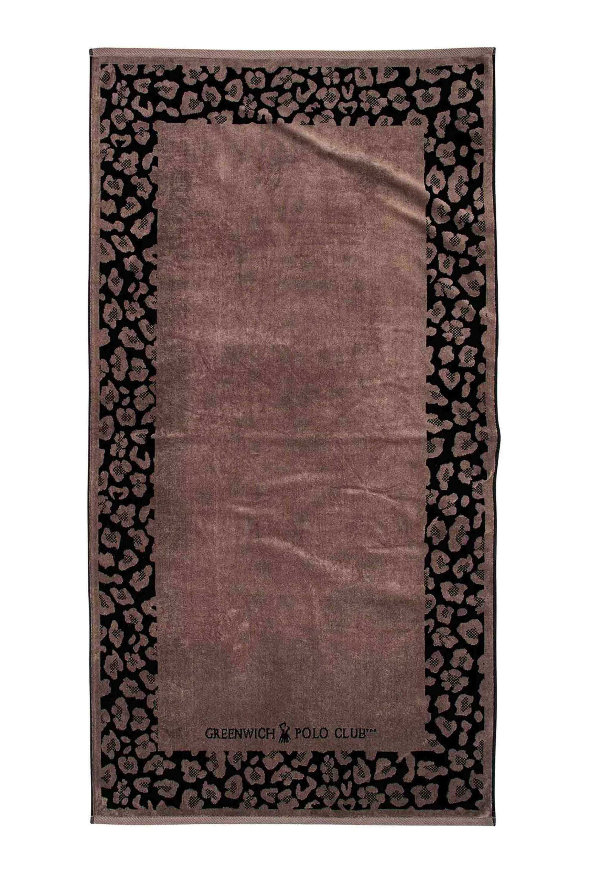 Greenwich Polo Club γυναικεία πετσέτα θαλάσσης με λογότυπο 180 x 90 cm "3862" - 267901803862 Καφέ