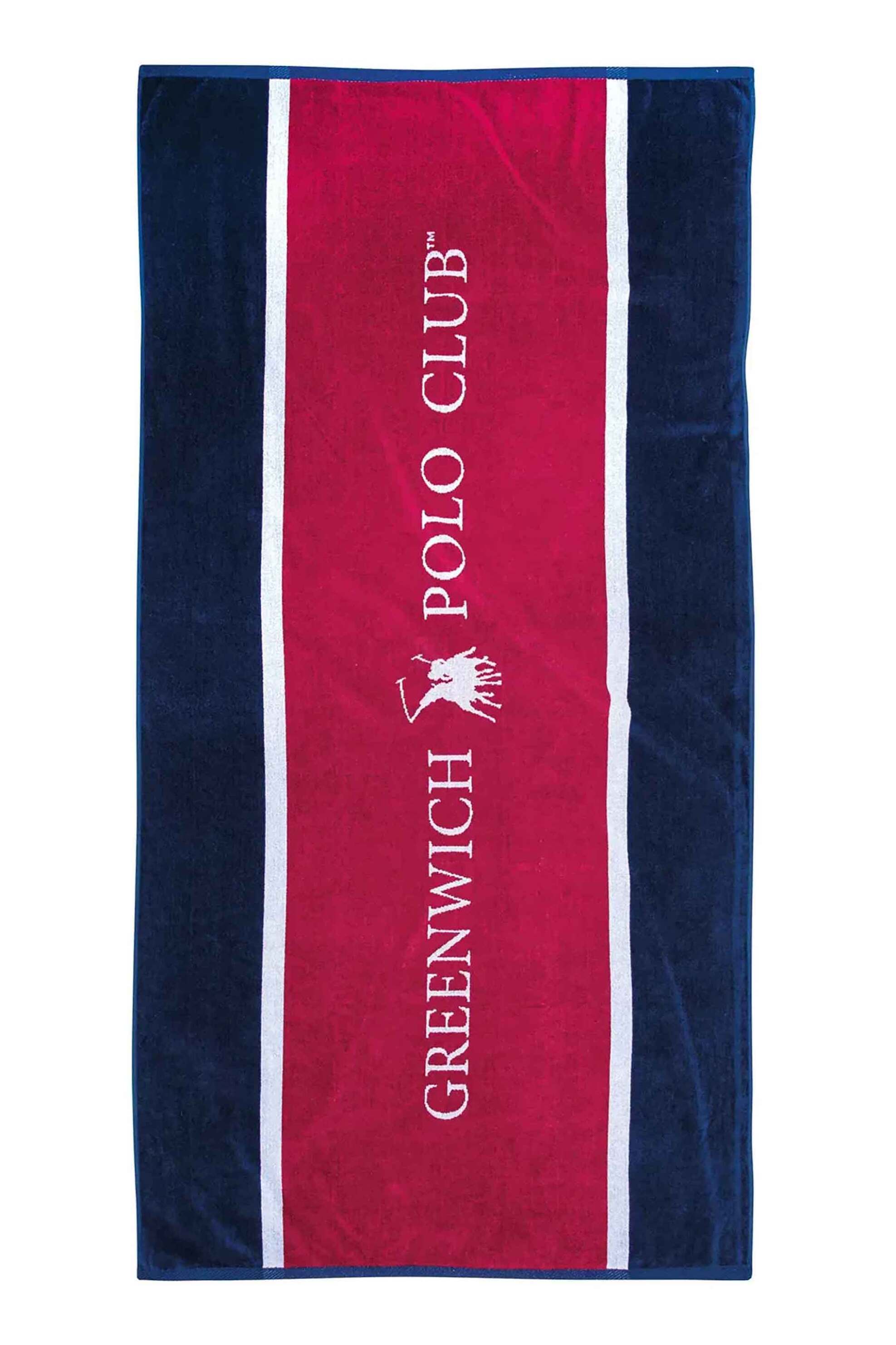 Greenwich Polo Club γυναικεία πετσέτα θαλάσσης με λογότυπο 180 x 90 cm "3864" - 267901803864 Μπλε Σκούρο