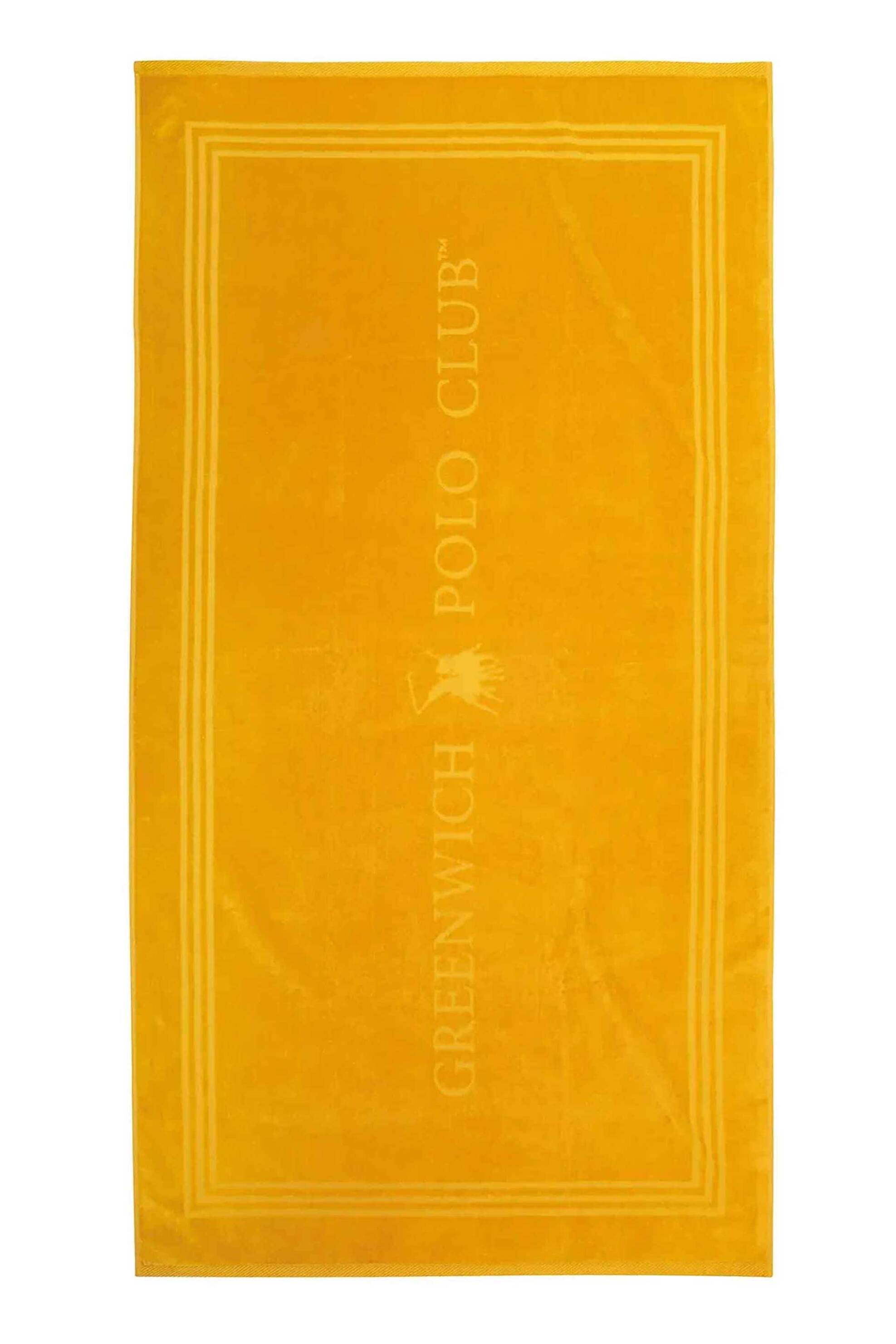 GREENWICH POLO CLUB Greenwich Polo Club γυναικεία πετσέτα θαλάσσης με λογότυπο 170 x 90 cm "4065" - 267901704065 Κίτρινο