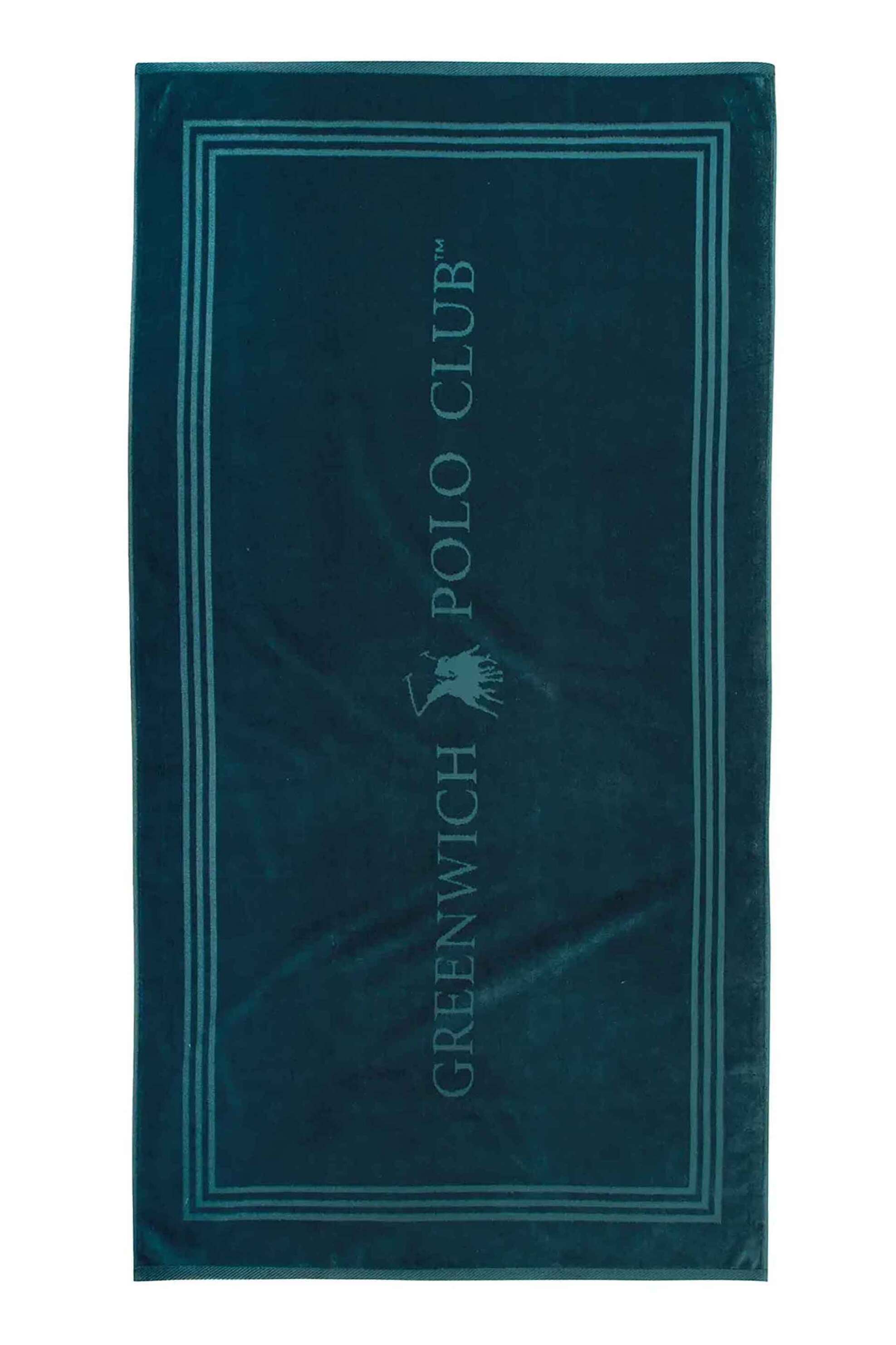 GREENWICH POLO CLUB Greenwich Polo Club unisex πετσέτα θαλάσσης με λογότυπο 170 x 90 cm "4067" - 267901704067 Μπλε