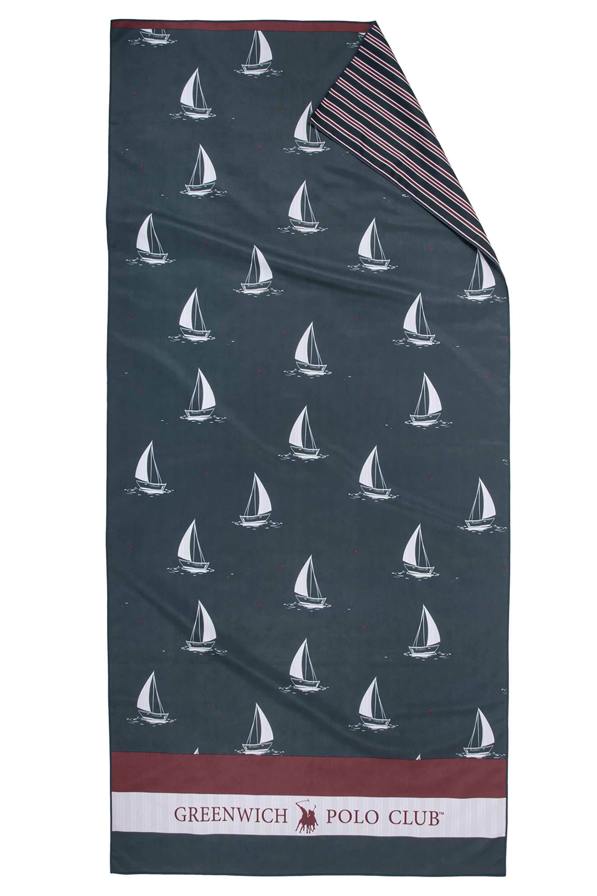 Greenwich Polo Club unisex πετσέτα θαλάσσης διπλής όψης 80 x 170 cm "4026" - 267801704026 Μπλε Σκούρο