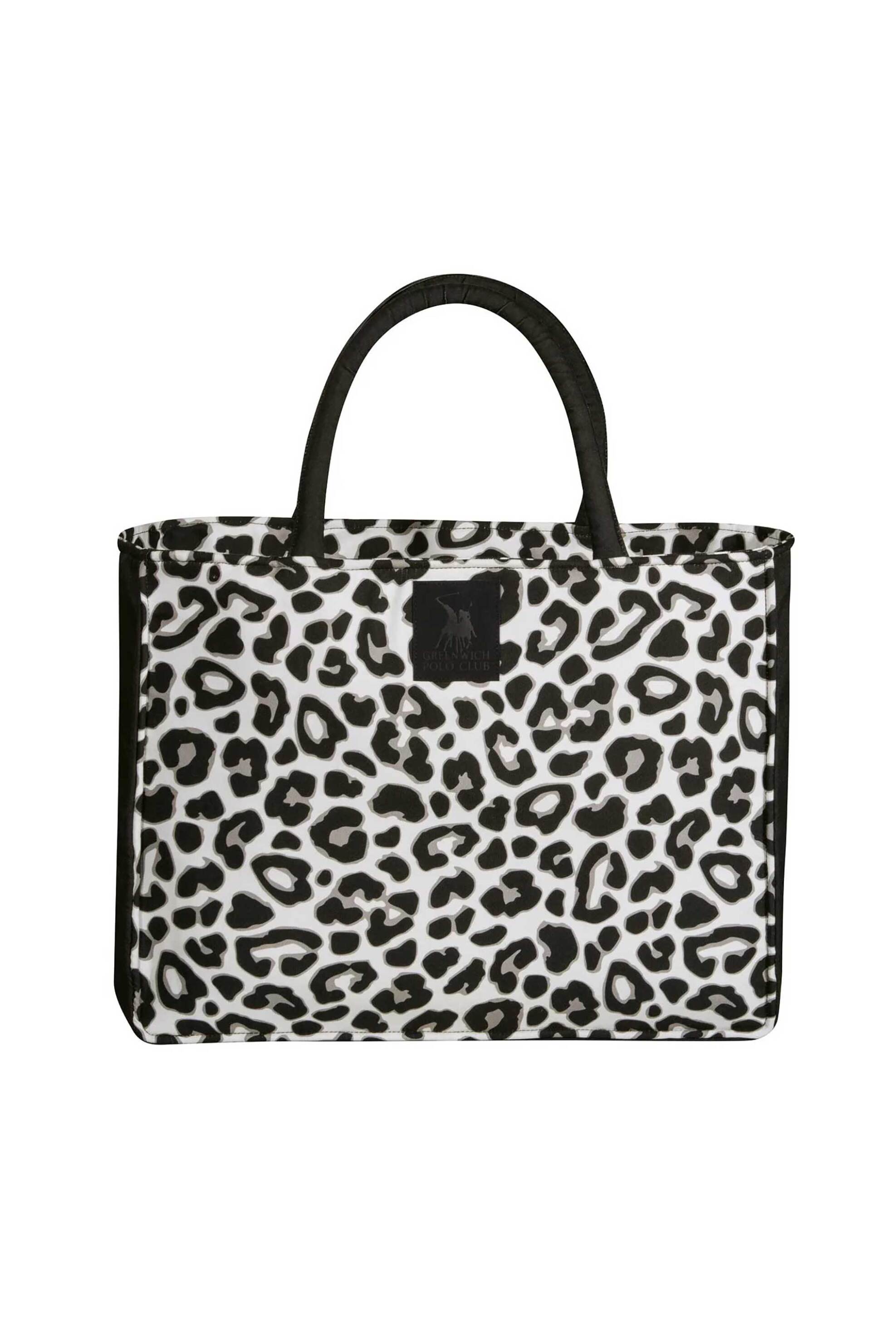 Greenwich Polo Club τσάντα θαλάσσης leopard print "4036" - 268463604036 Ασπρόμαυρο