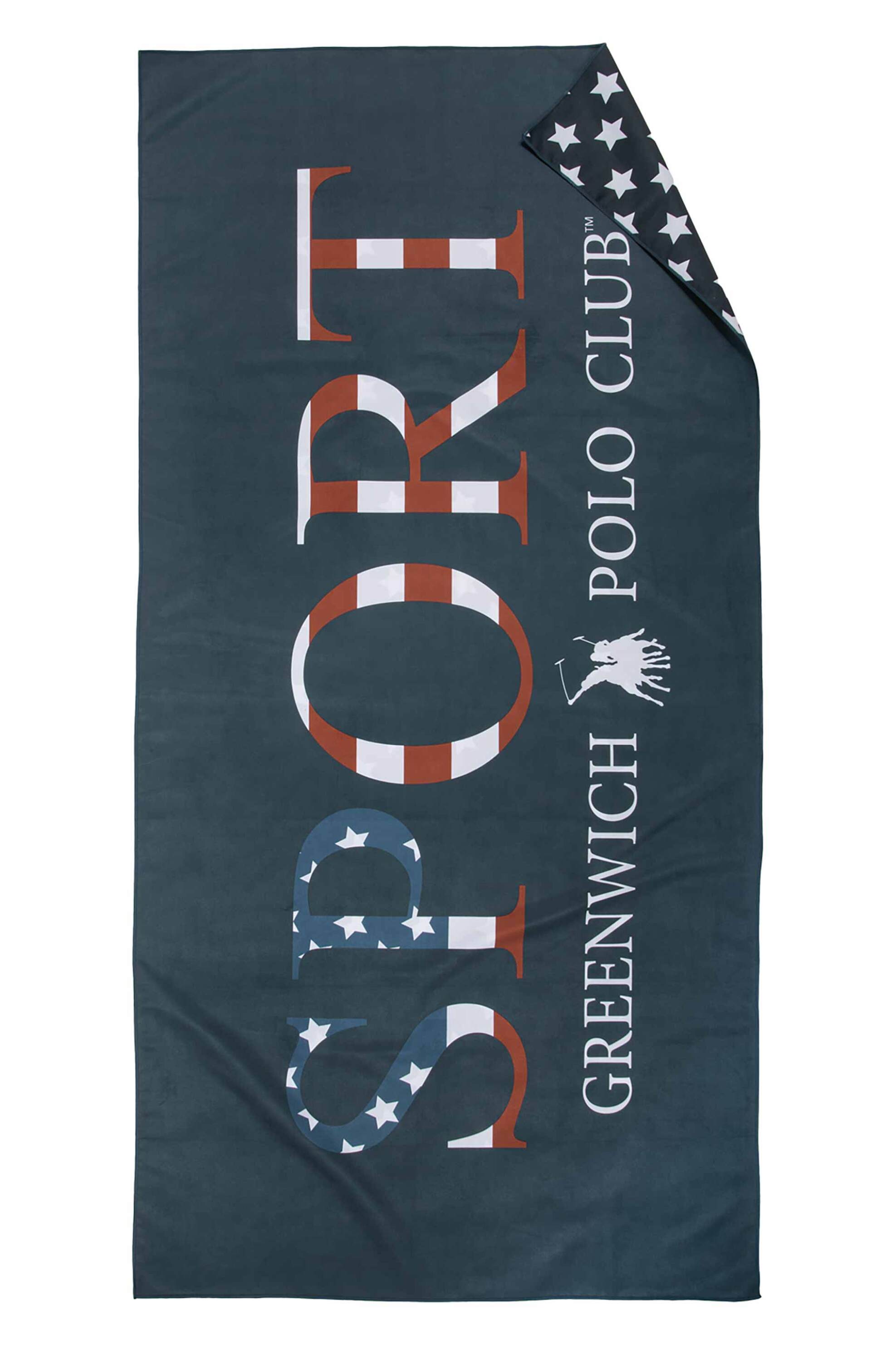 Greenwich Polo Club unisex πετσέτα θαλάσσης διπλής όψης 80 x 170 cm 