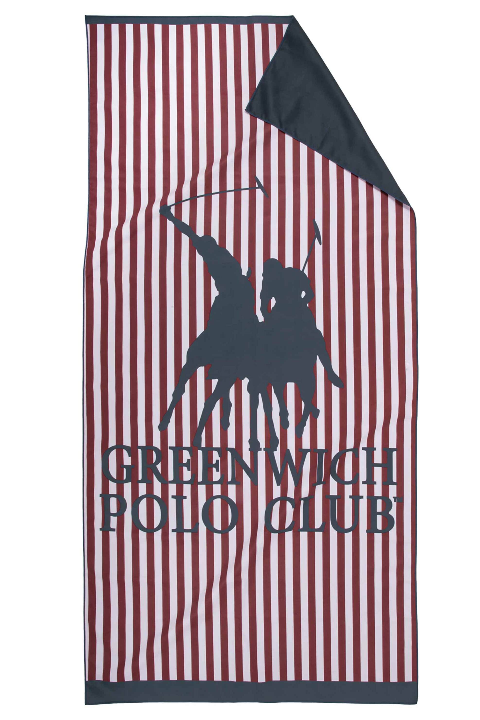 Greenwich Polo Club unisex πετσέτα θαλάσσης διπλής όψης 80 x 170 cm "5207" - 267801705207 Κόκκινο