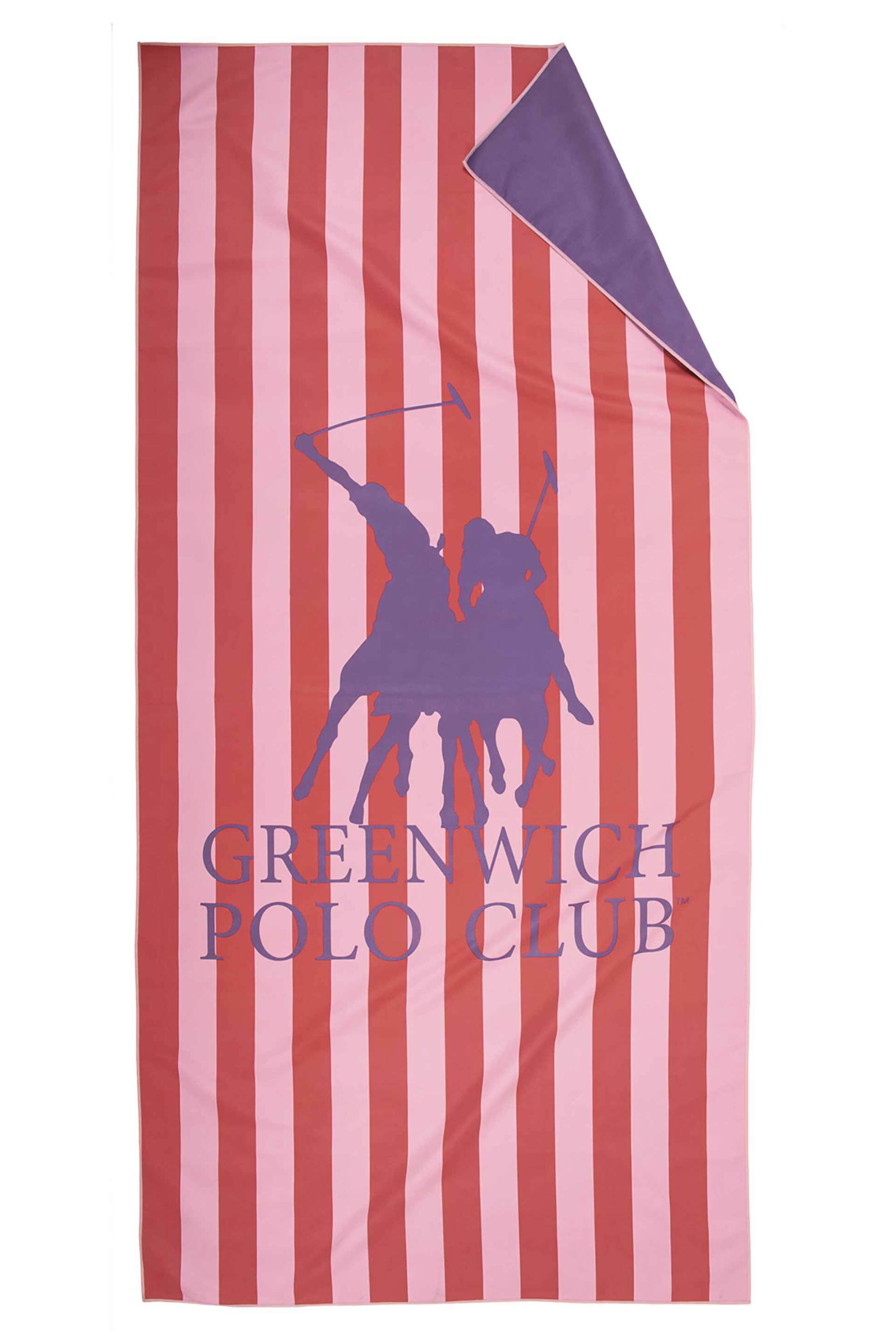 Greenwich Polo Club unisex πετσέτα θαλάσσης διπλής όψης 80 x 170 cm "5216" - 267801705216 Κόκκινο