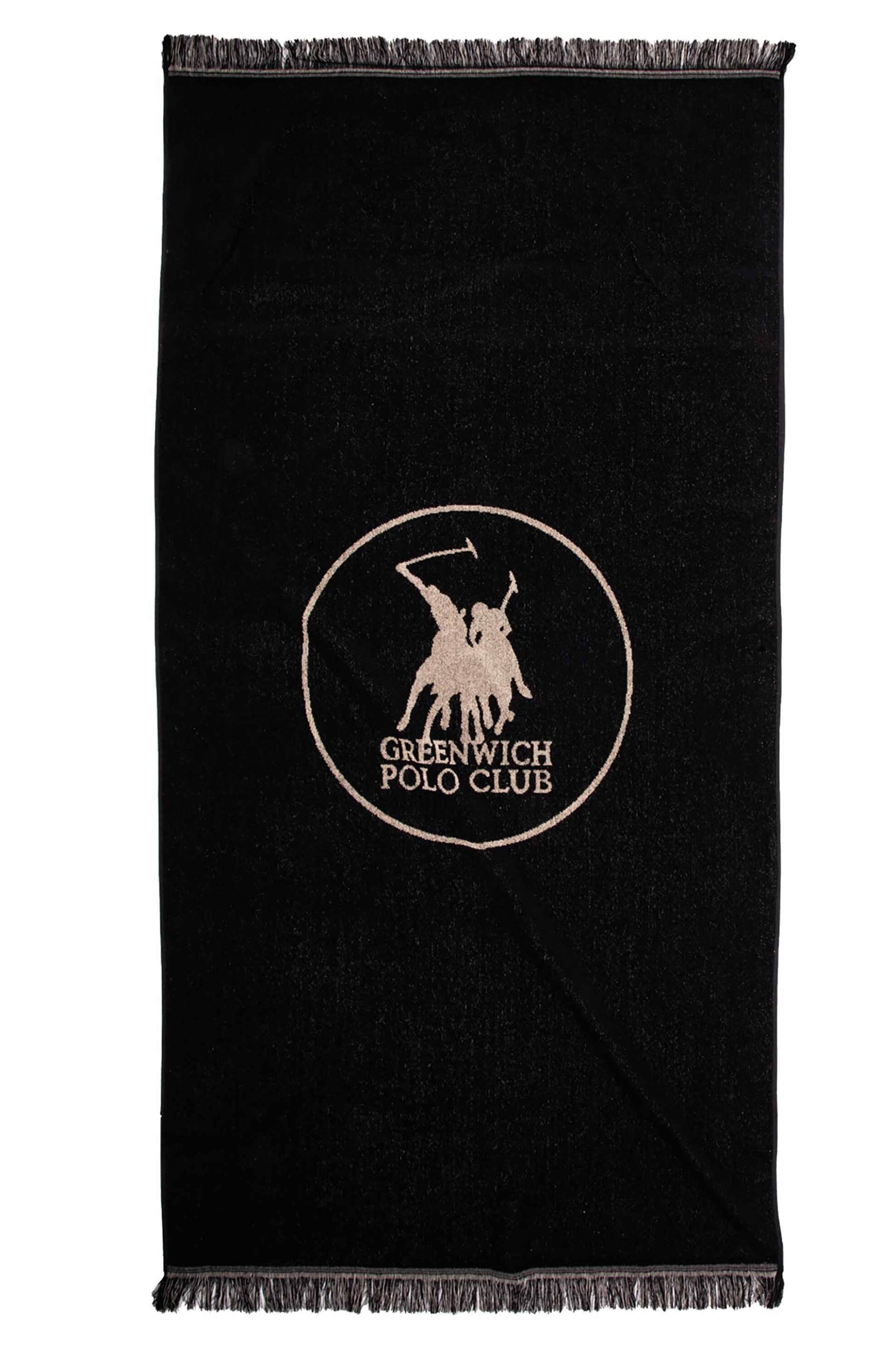 Greenwich Polo Club unisex πετσέτα θαλάσσης 90 x 180 cm "5239" - 267901805239 Μαύρο