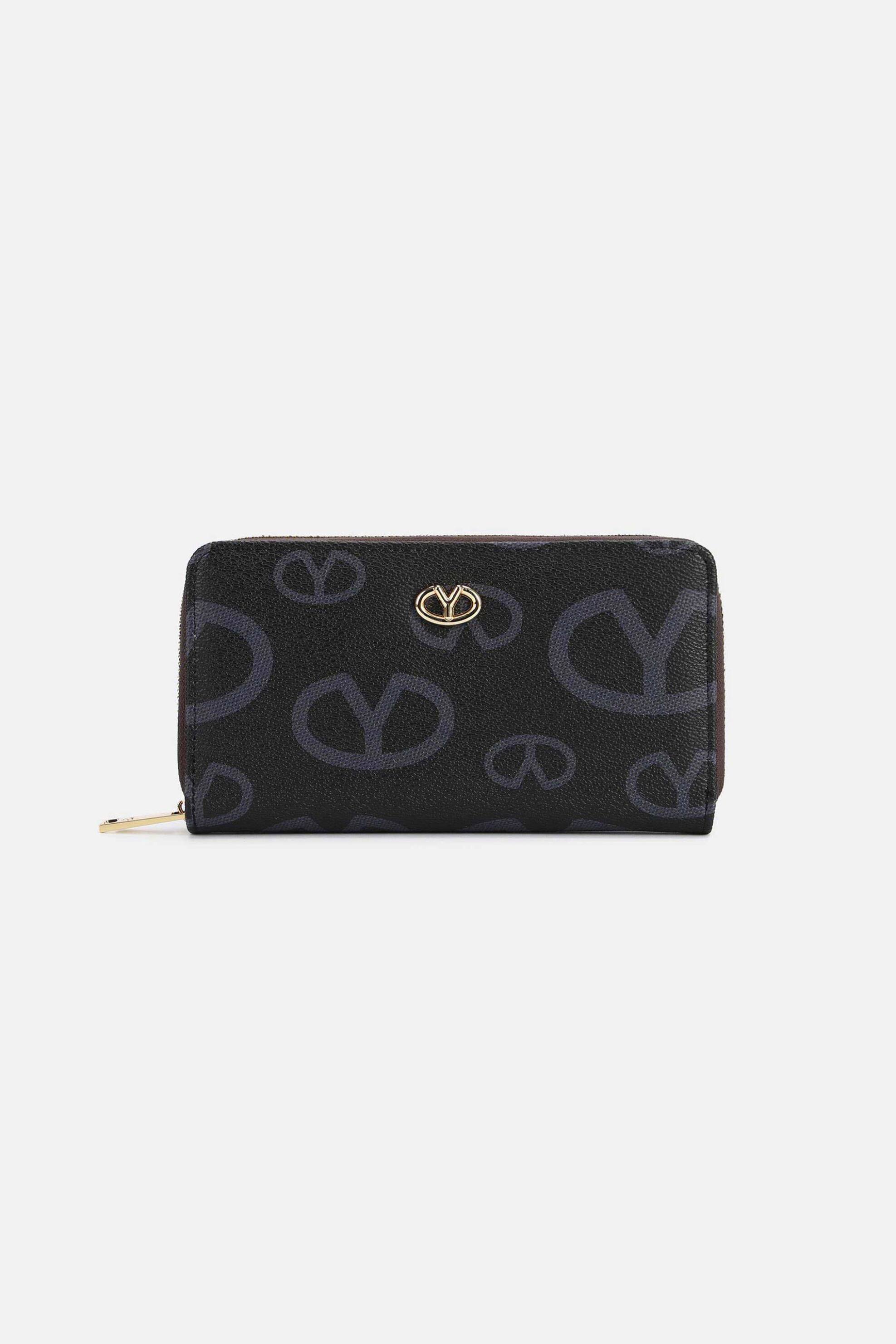 Y Not? Ynot? γυναικείο πορτοφόλι με all-over monogram 