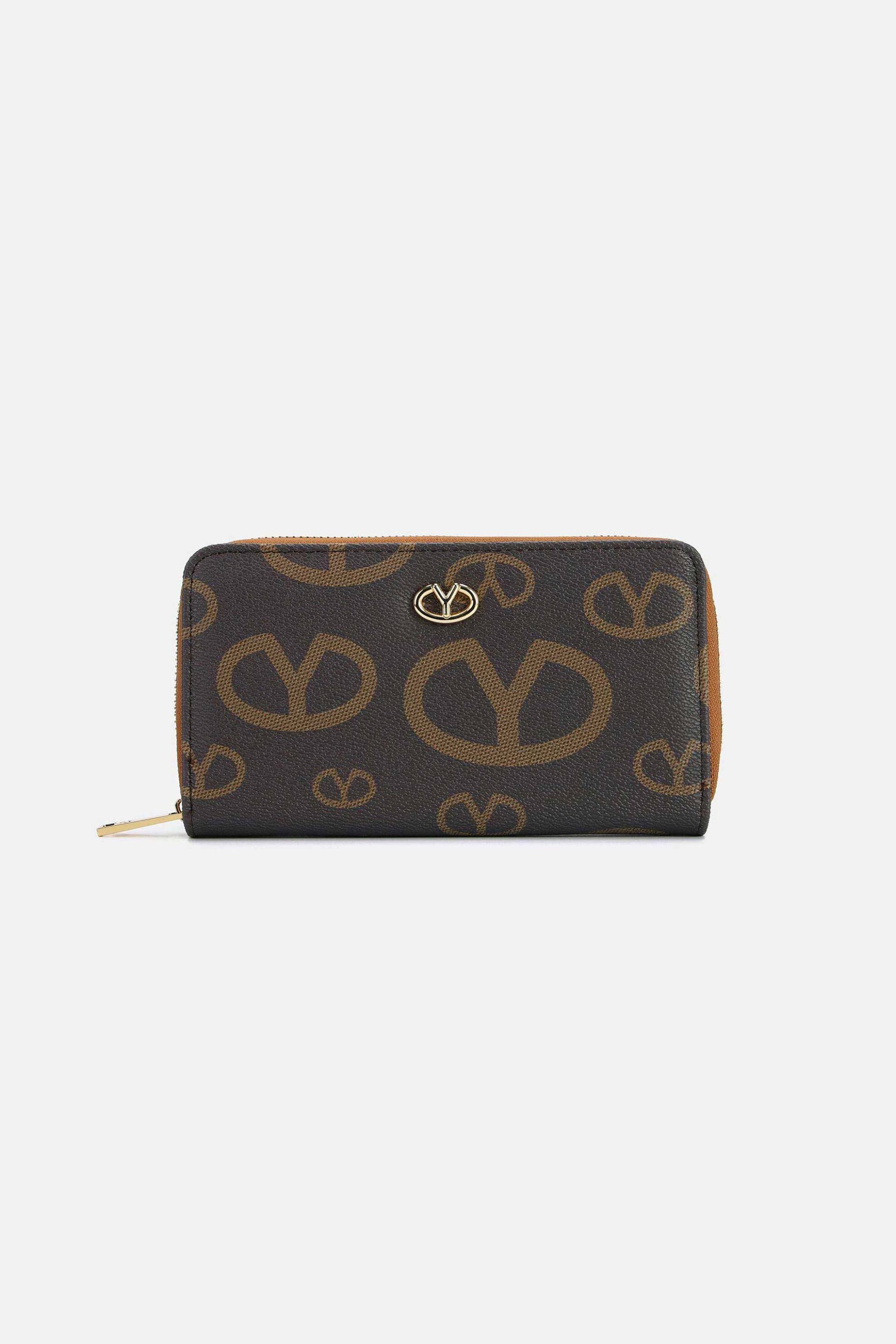 Y Not? Ynot? γυναικείο πορτοφόλι με all-over monogram 