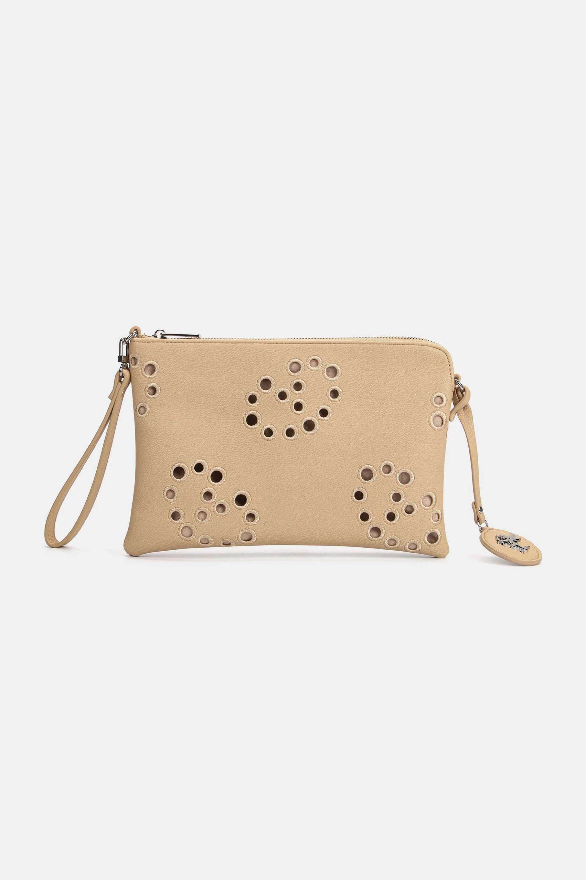 Y NOT? Ynot? γυναικεία τσάντα clutch "Angel M" - ANG303S6 Μπεζ