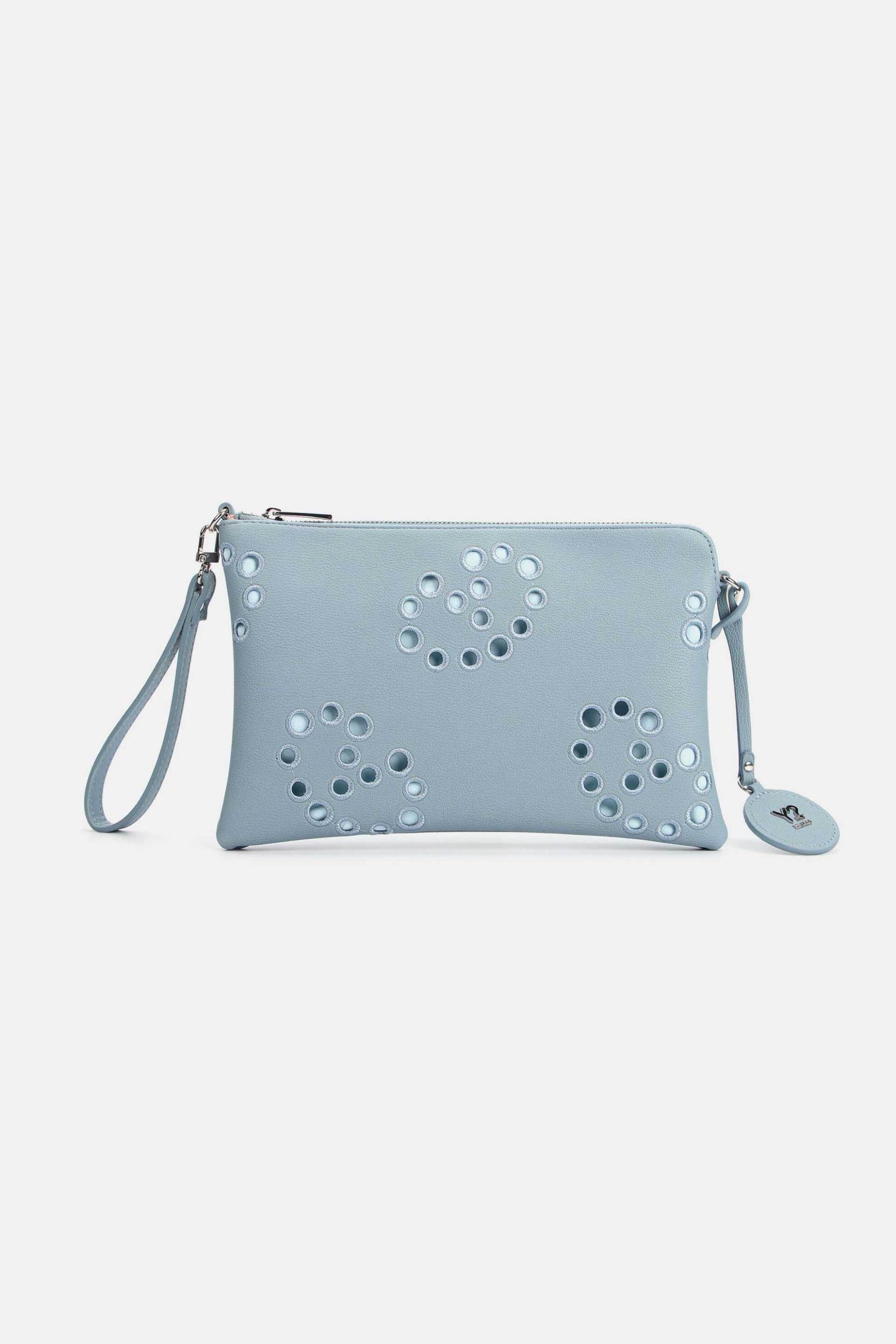 Y NOT? Ynot? γυναικεία τσάντα clutch "Angel M" - ANG303S6 Μπλε Ανοιχτό