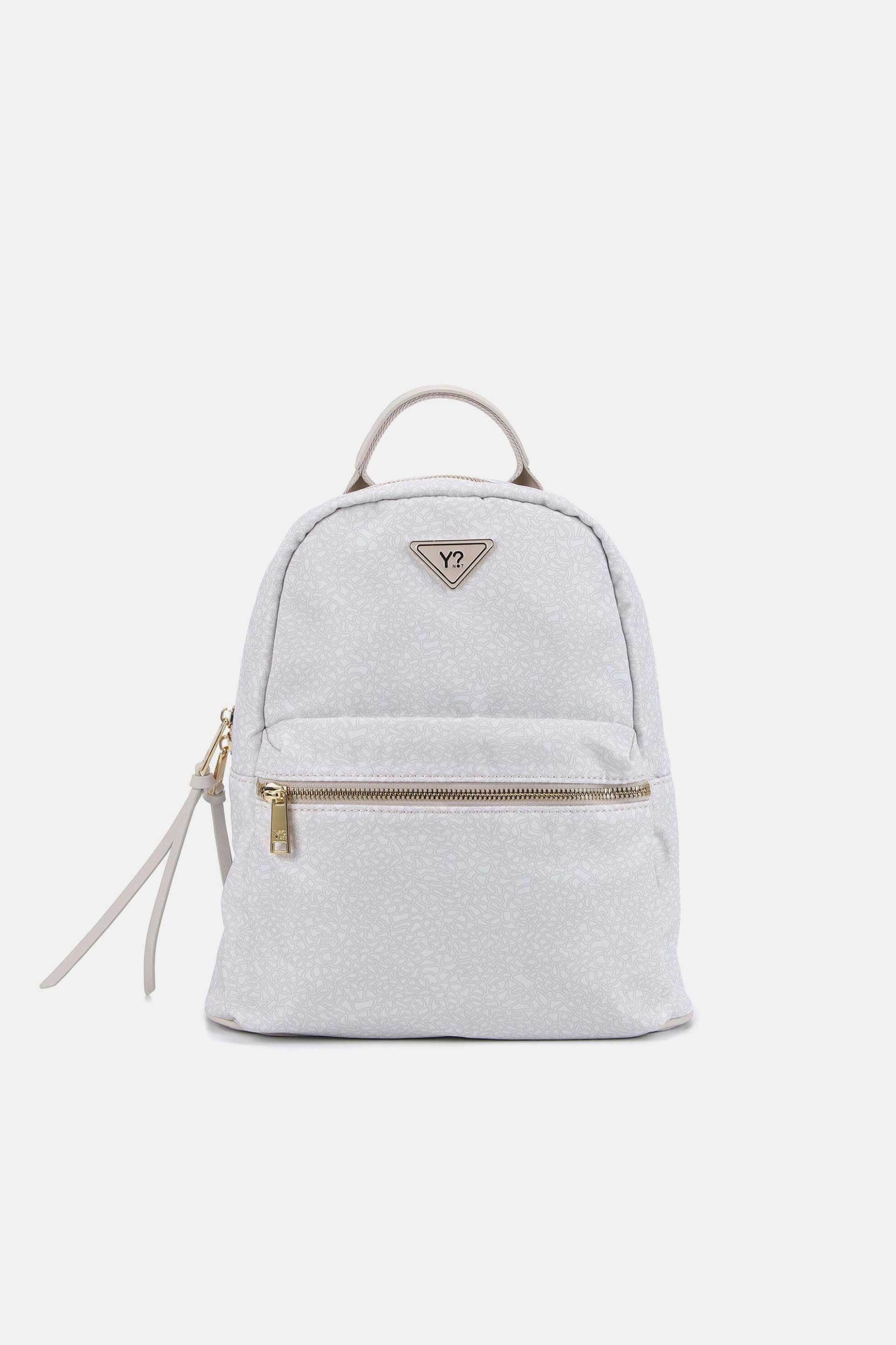 Y NOT? Ynot? γυναικείο backpack "Cloud M" - CLO026S6 Λευκό