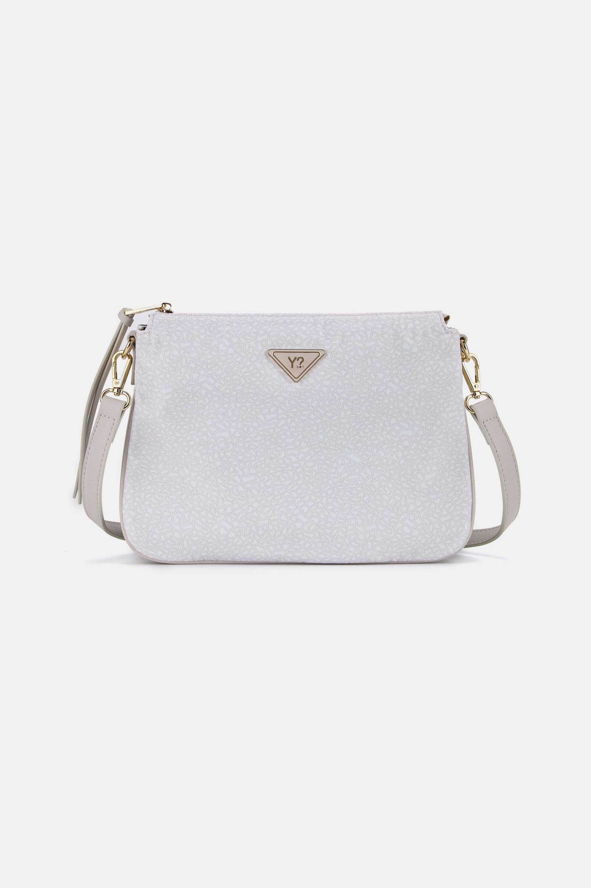 Y NOT? Ynot? γυναικεία τσάντα crossbody "Cloud M" - CLO028S6 Λευκό
