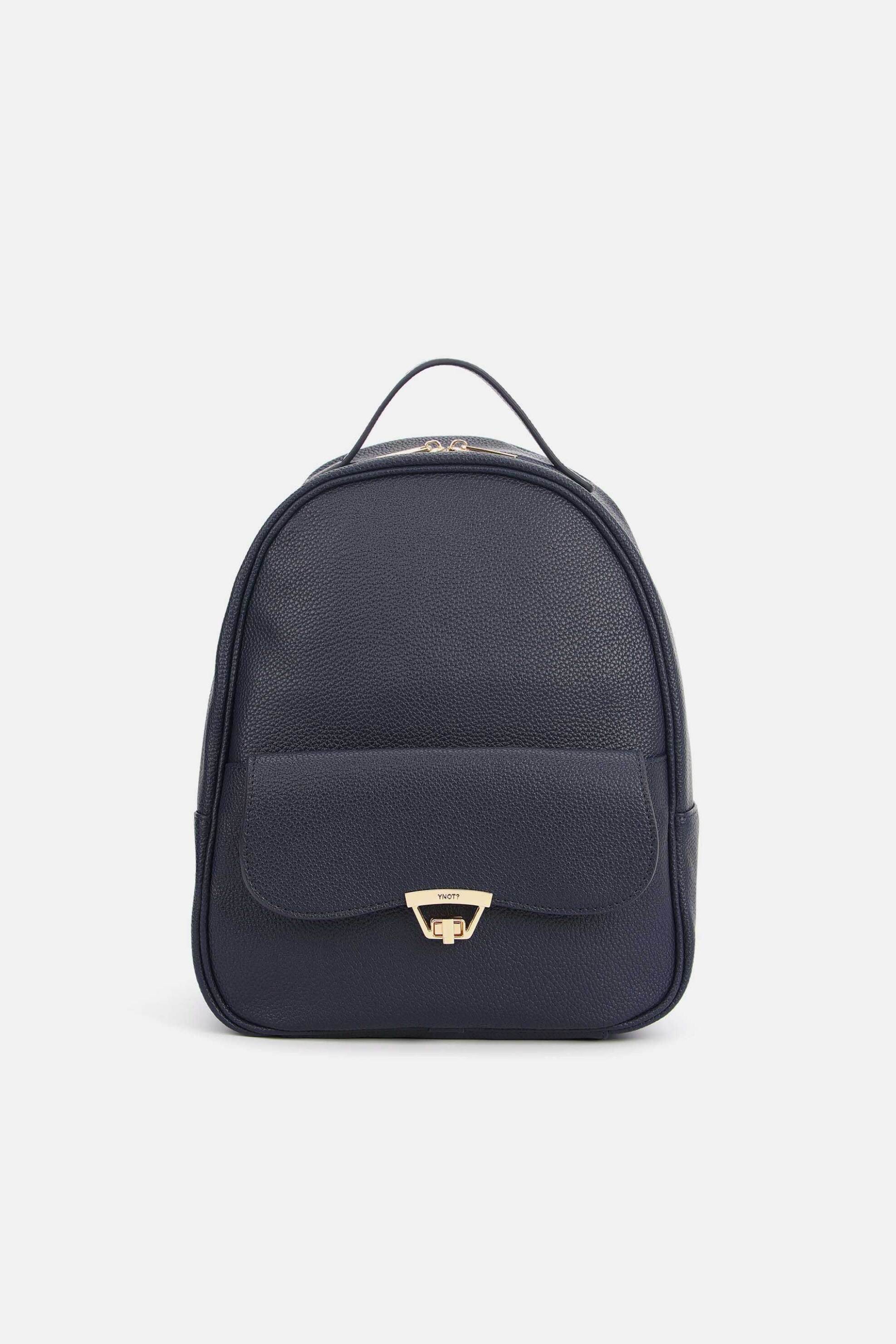 Y NOT? Ynot? γυναικείο backpack "Harmony L" - HAR004S6 Μπλε Σκούρο