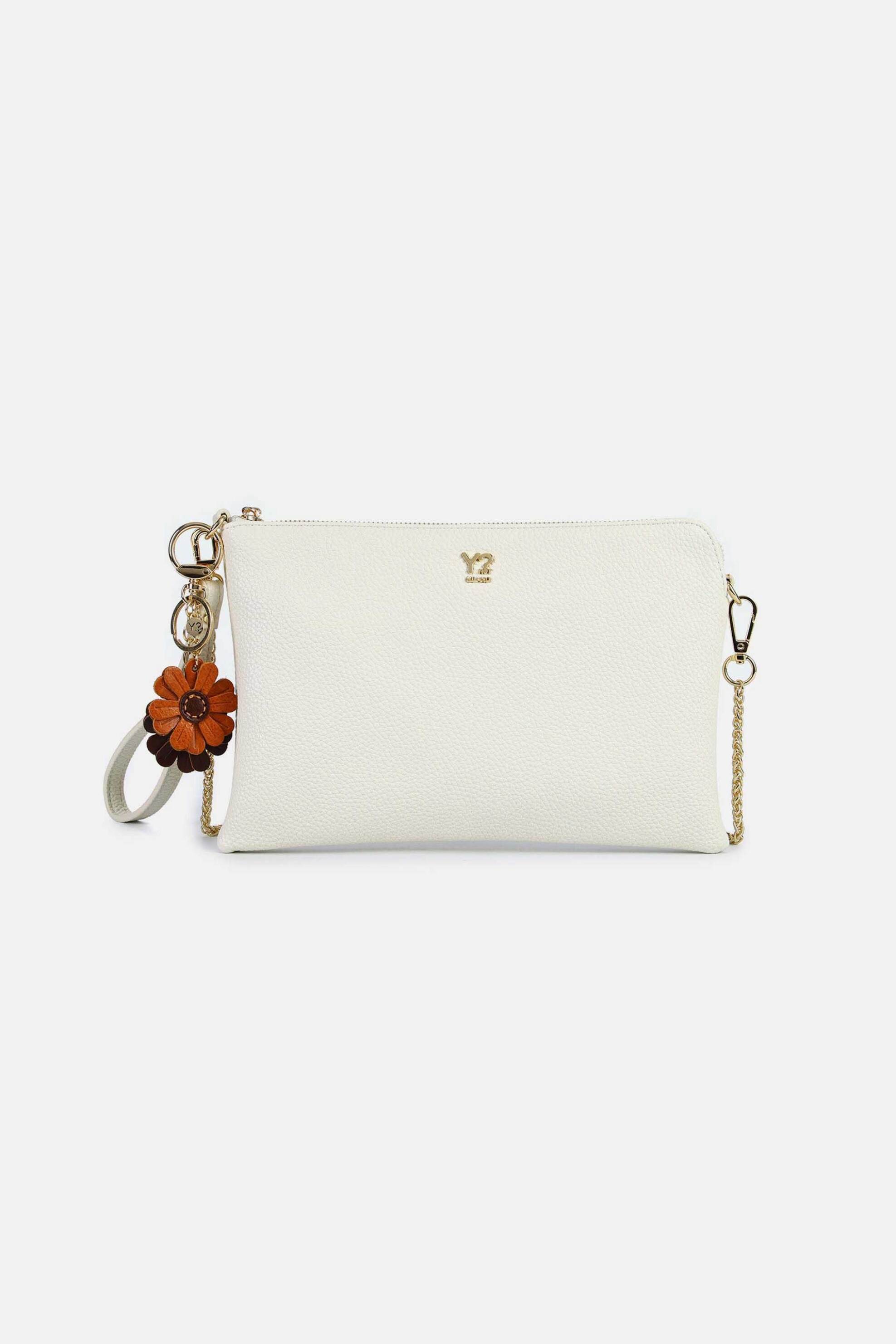 Y NOT? Ynot? γυναικεία τσάντα clutch "Harmony M" - HAR303S6 Υπόλευκο