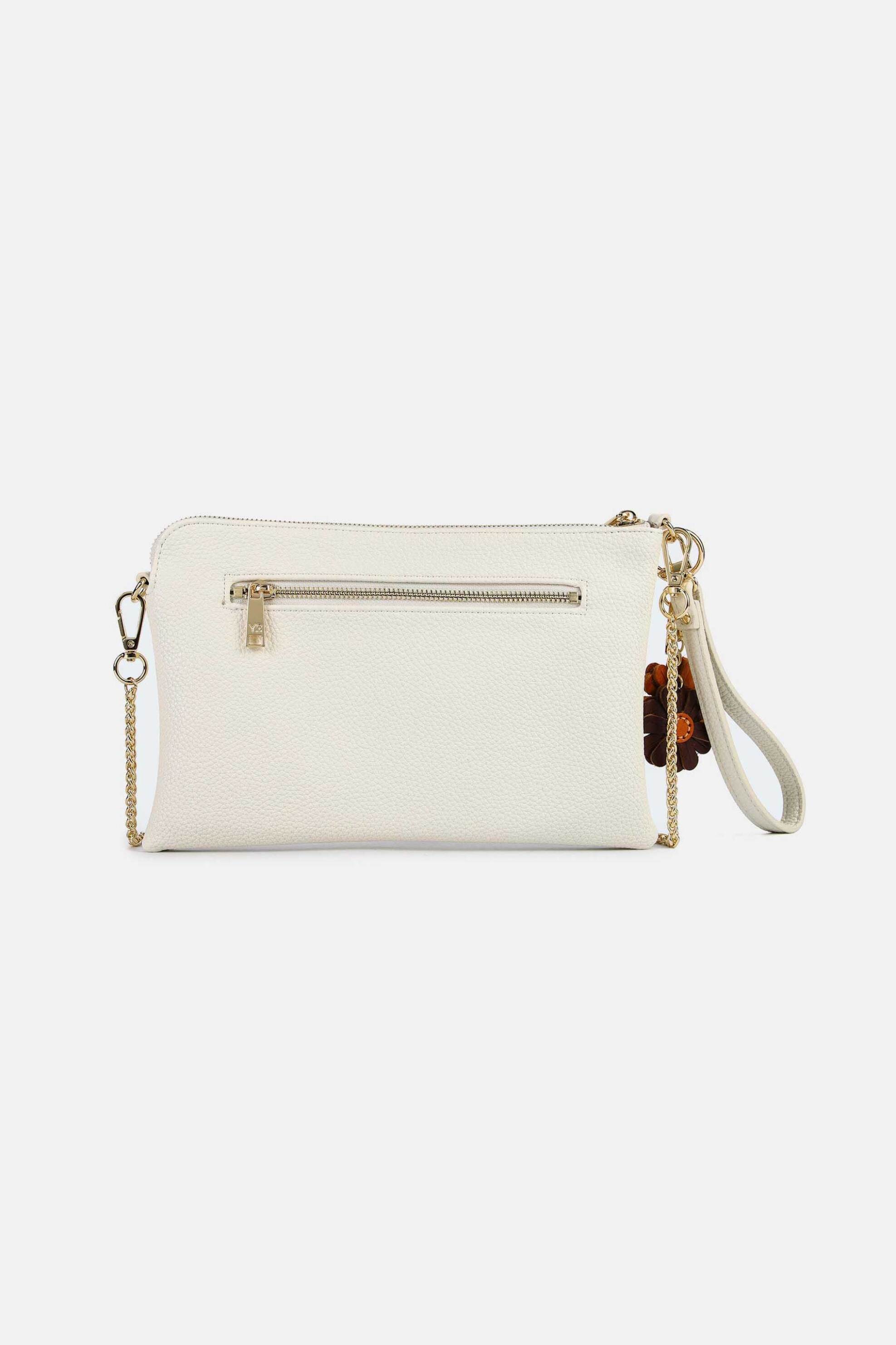 Ynot? γυναικεία τσάντα clutch "Harmony M" - HAR303S6 Υπόλευκο φωτογραφία