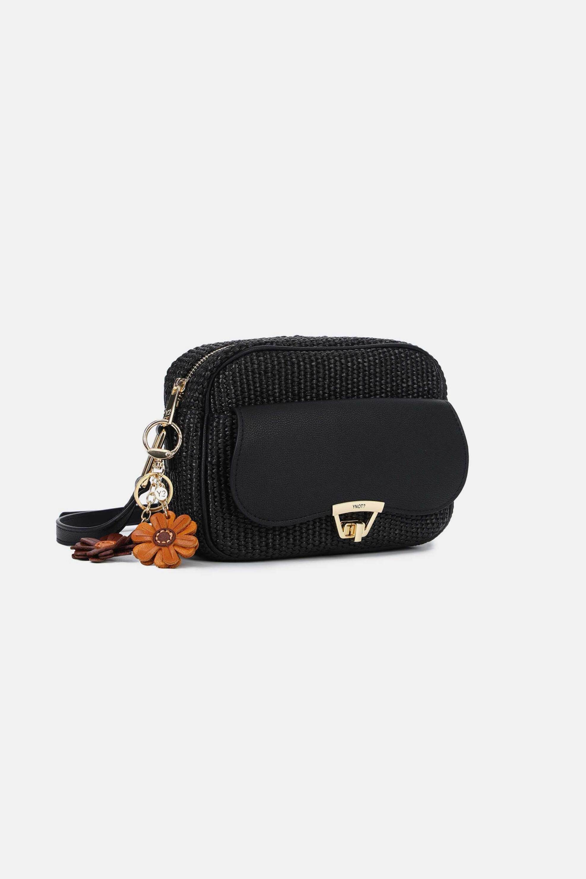 Ynot? γυναικεία ψάθινη τσάντα crossbody 
