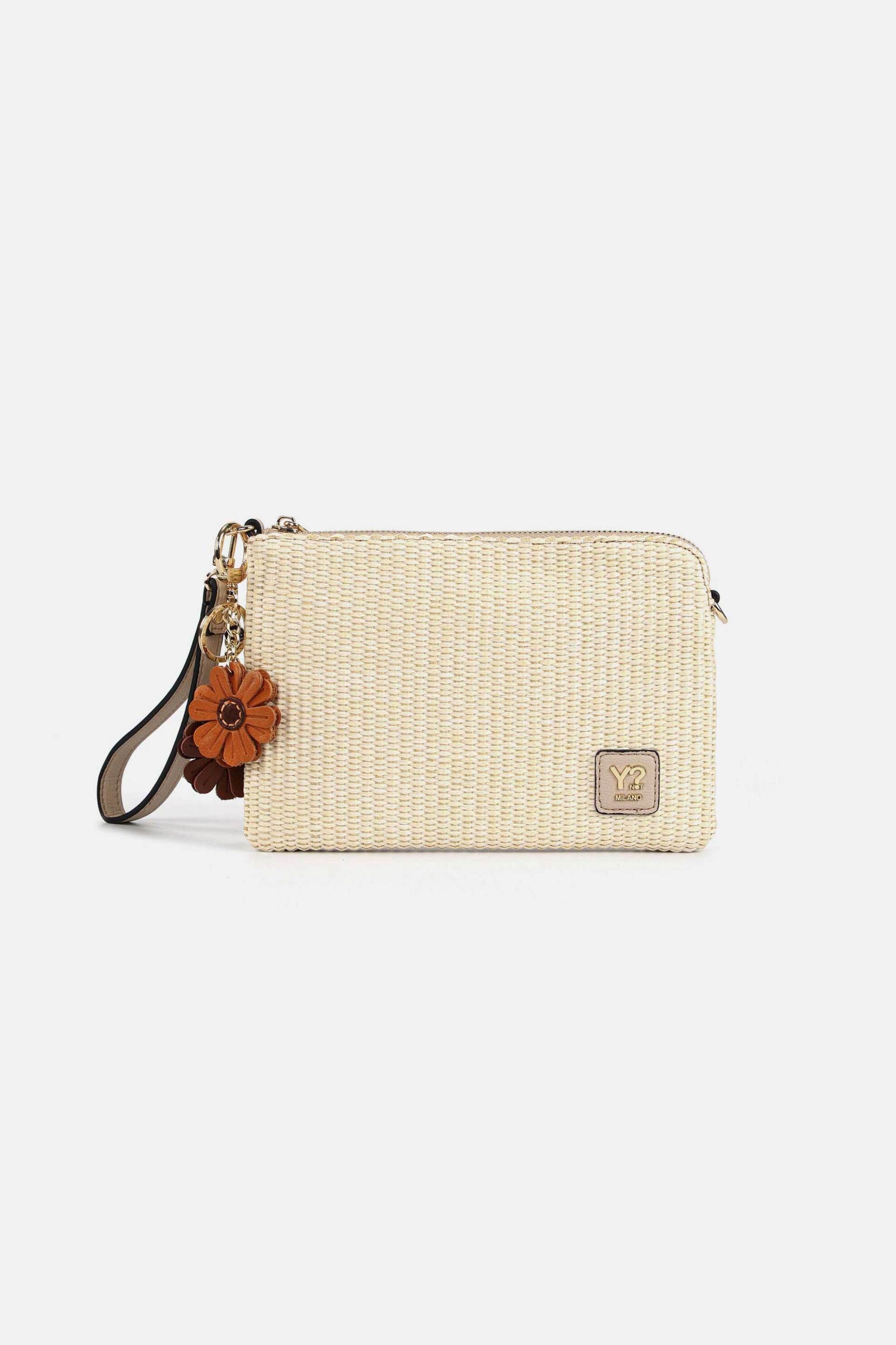 Ynot? γυναικεία ψάθινη τσάντα clutch 