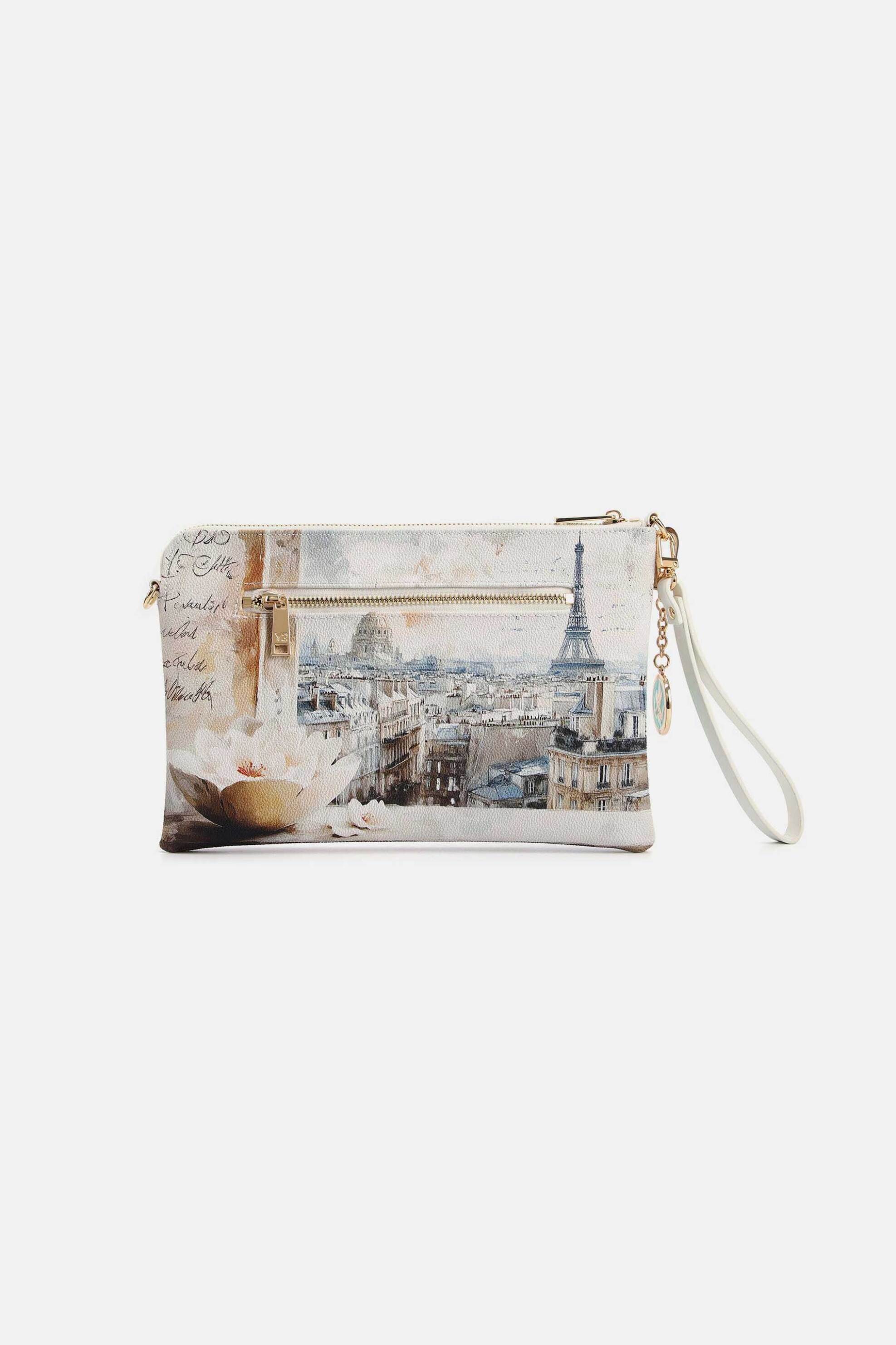 Y NOT? Ynot? γυναικεία τσάντα clutch "Yes M" - YES303S6 Υπόλευκο - 3