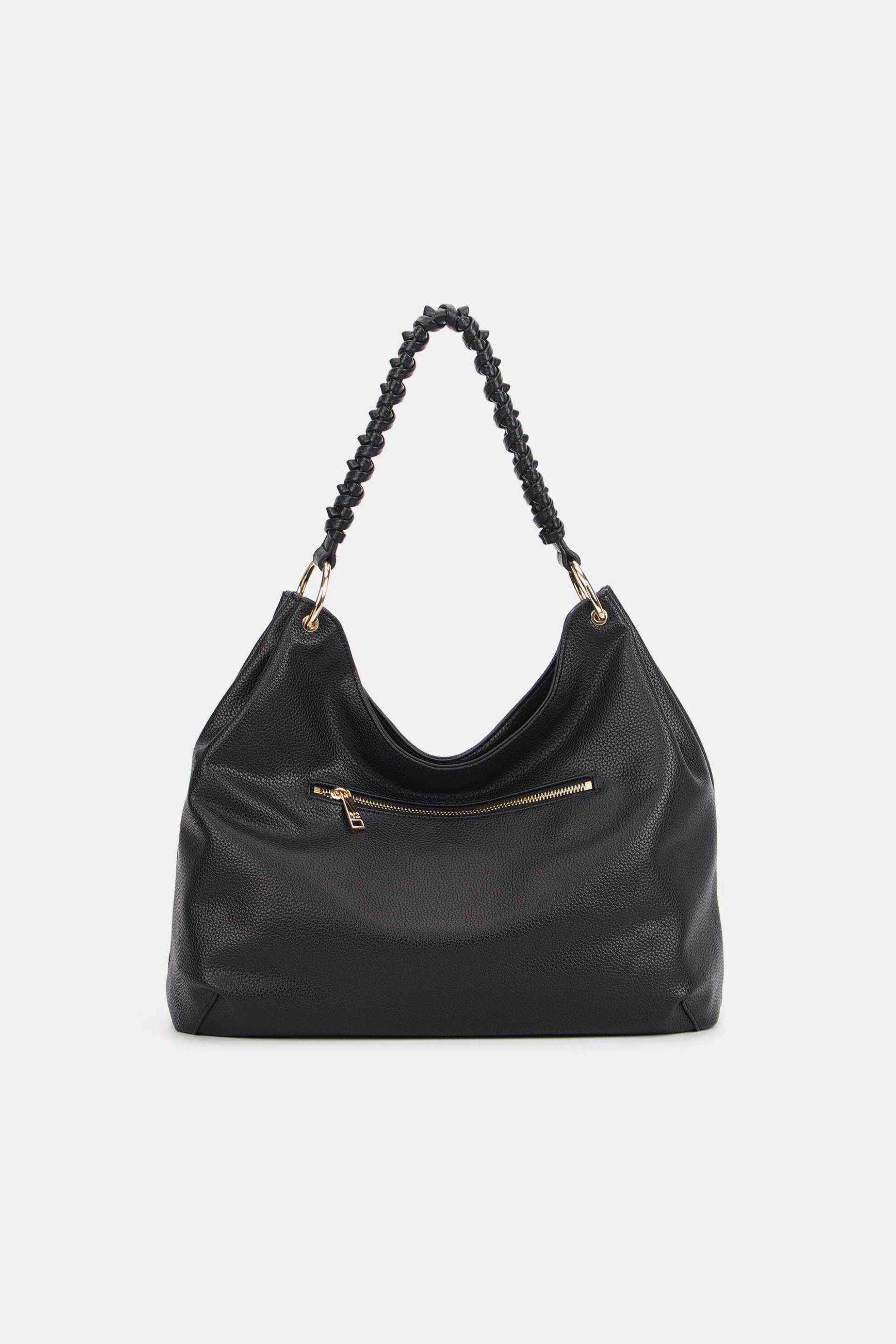 Y NOT? Ynot? γυναικεία τσάντα hobo "Zante XL" - ZAN003S6 Μαύρο - 3