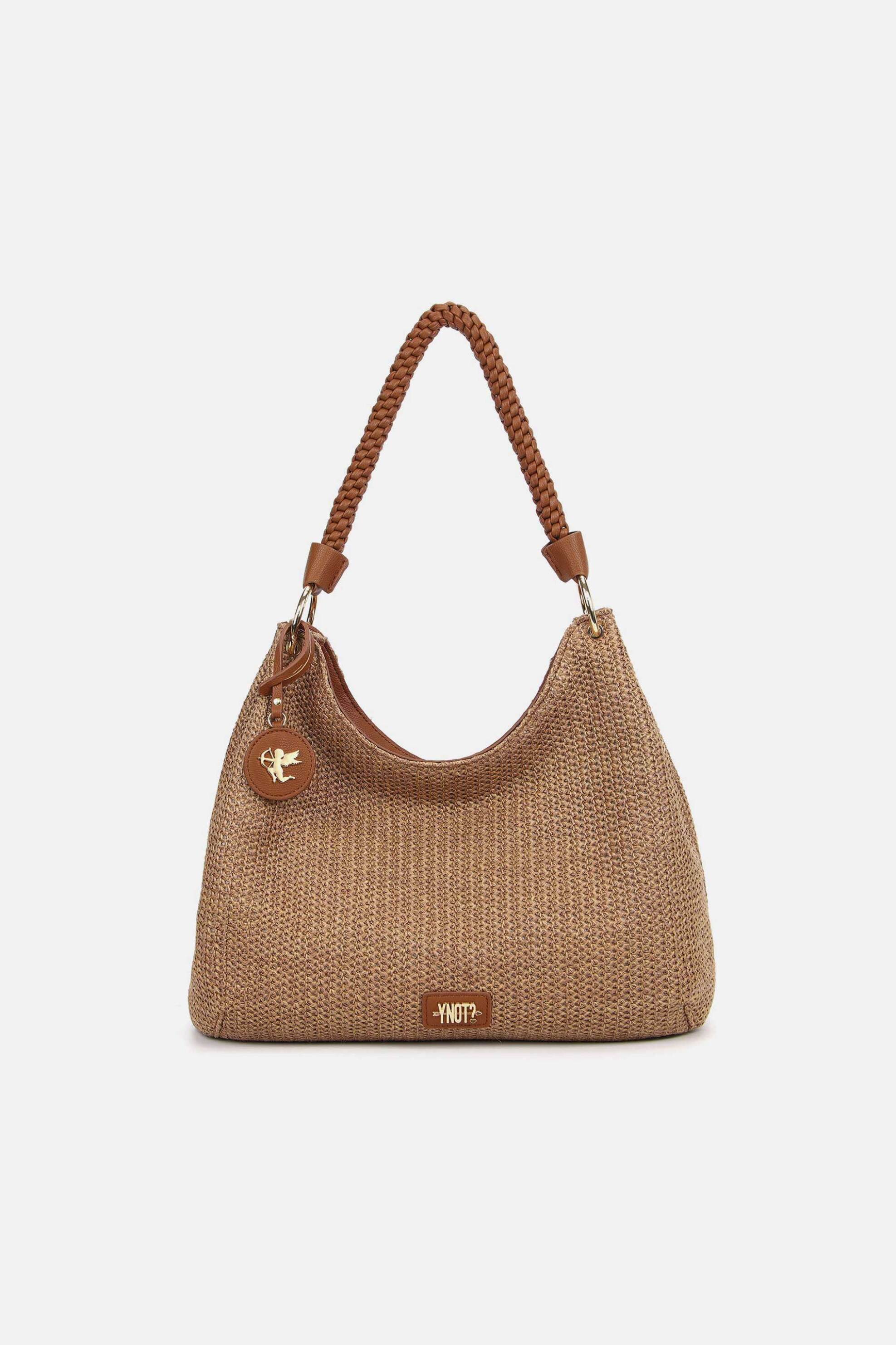 Ynot? γυναικεία ψάθινη τσάντα tote "Malè XXL" - MAE003S6 Ταμπά