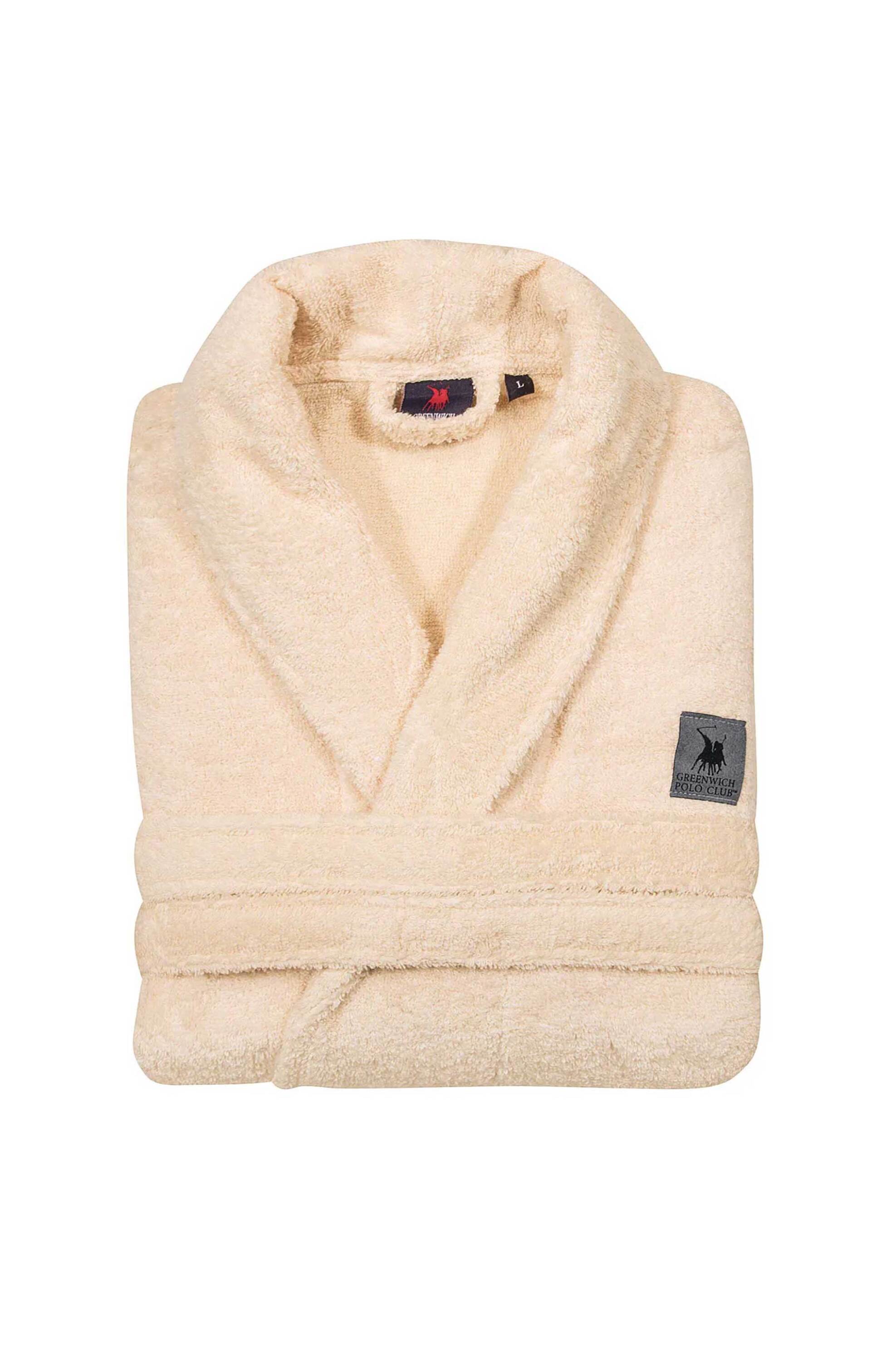 GREENWICH POLO CLUB Greenwich Polo Club unisex μπουρνούζι ''3201'' (L) - 260180303201 Εκρού