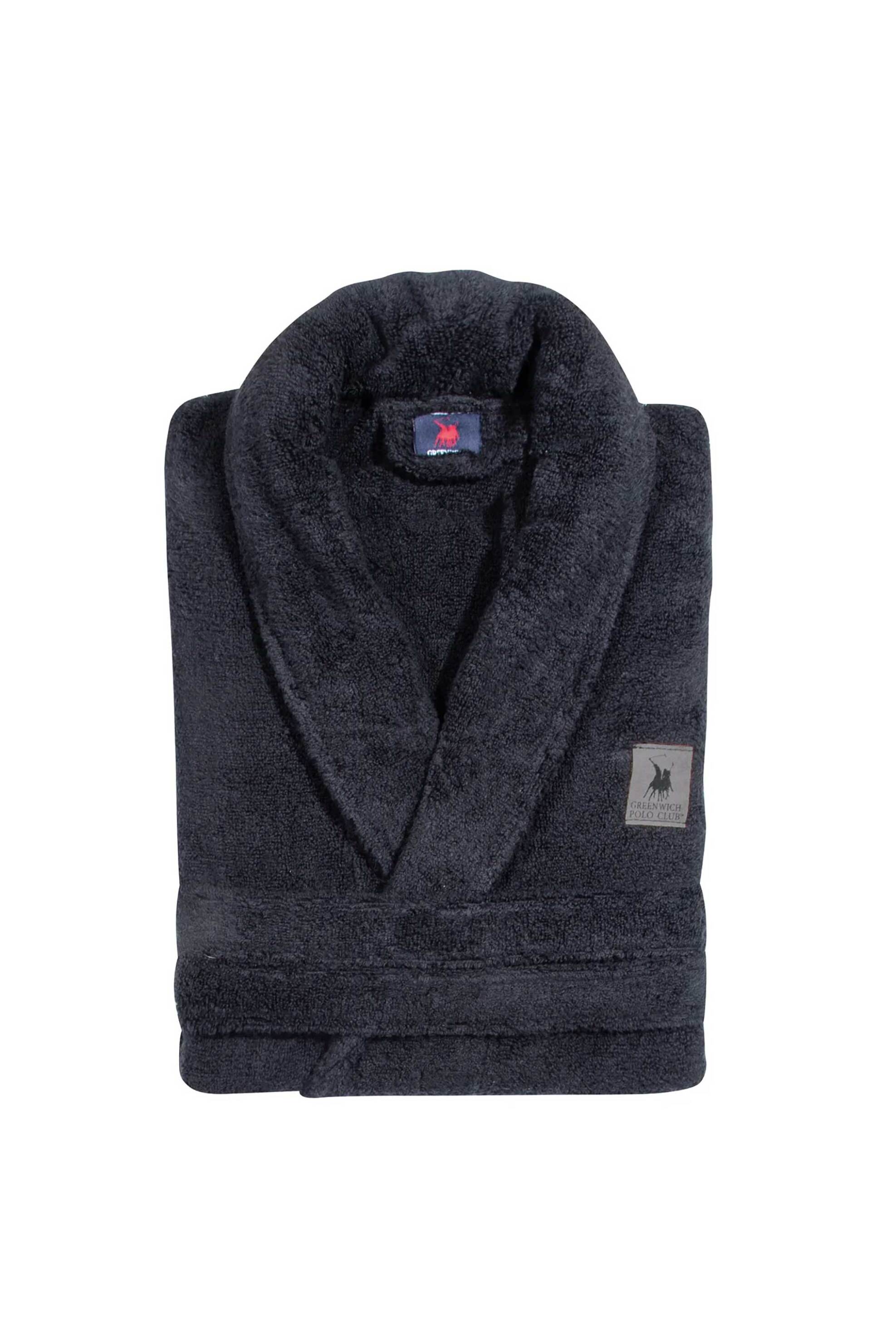 GREENWICH POLO CLUB Greenwich Polo Club unisex μπουρνούζι ''3204'' (M) - 260180203204 Μαύρο