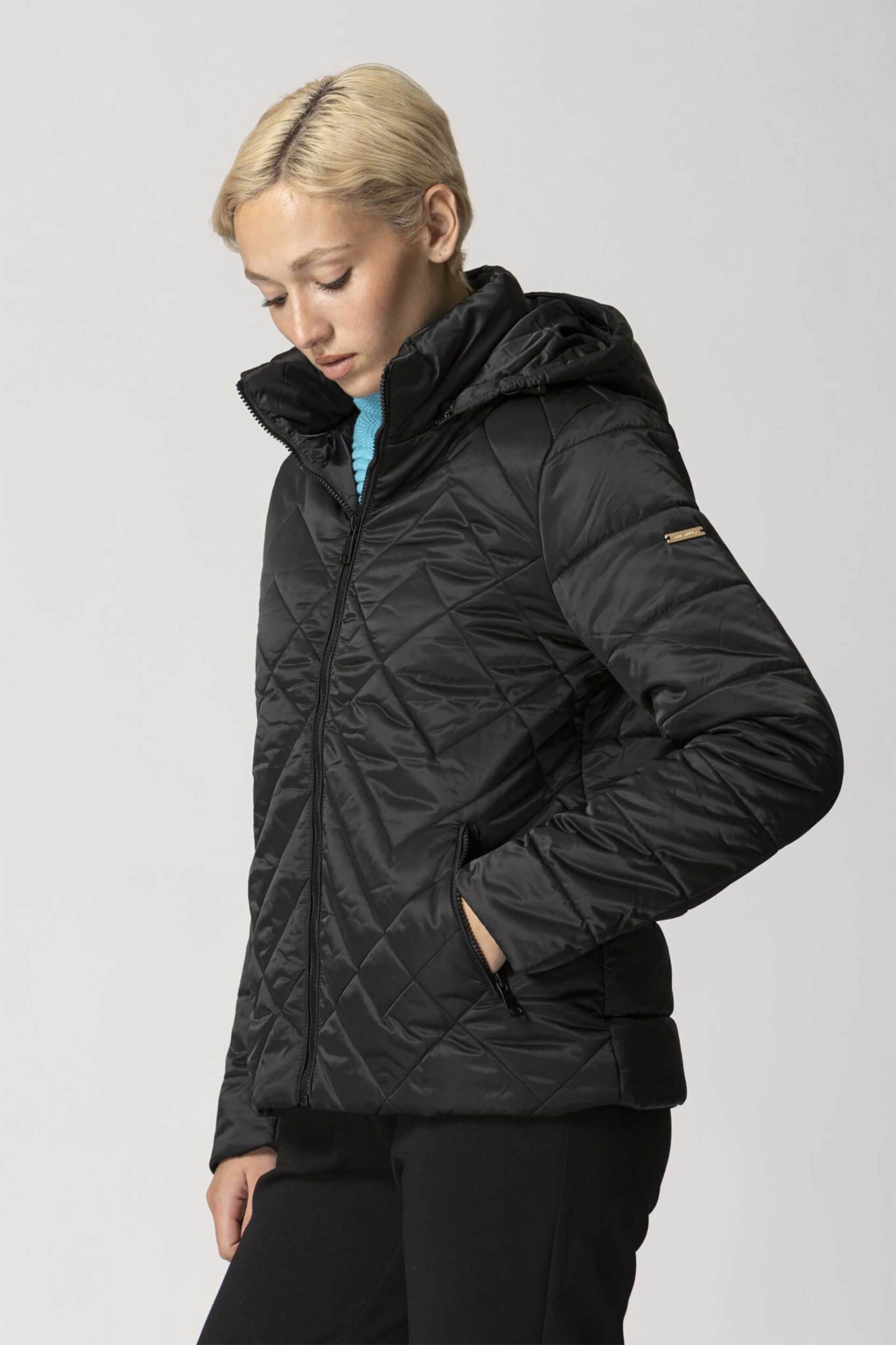 Billy Sabbado γυναικείο μπουφάν με καπιτονέ σχέδιο και κουκούλα - 4925762131 Μαύρο φωτογραφία