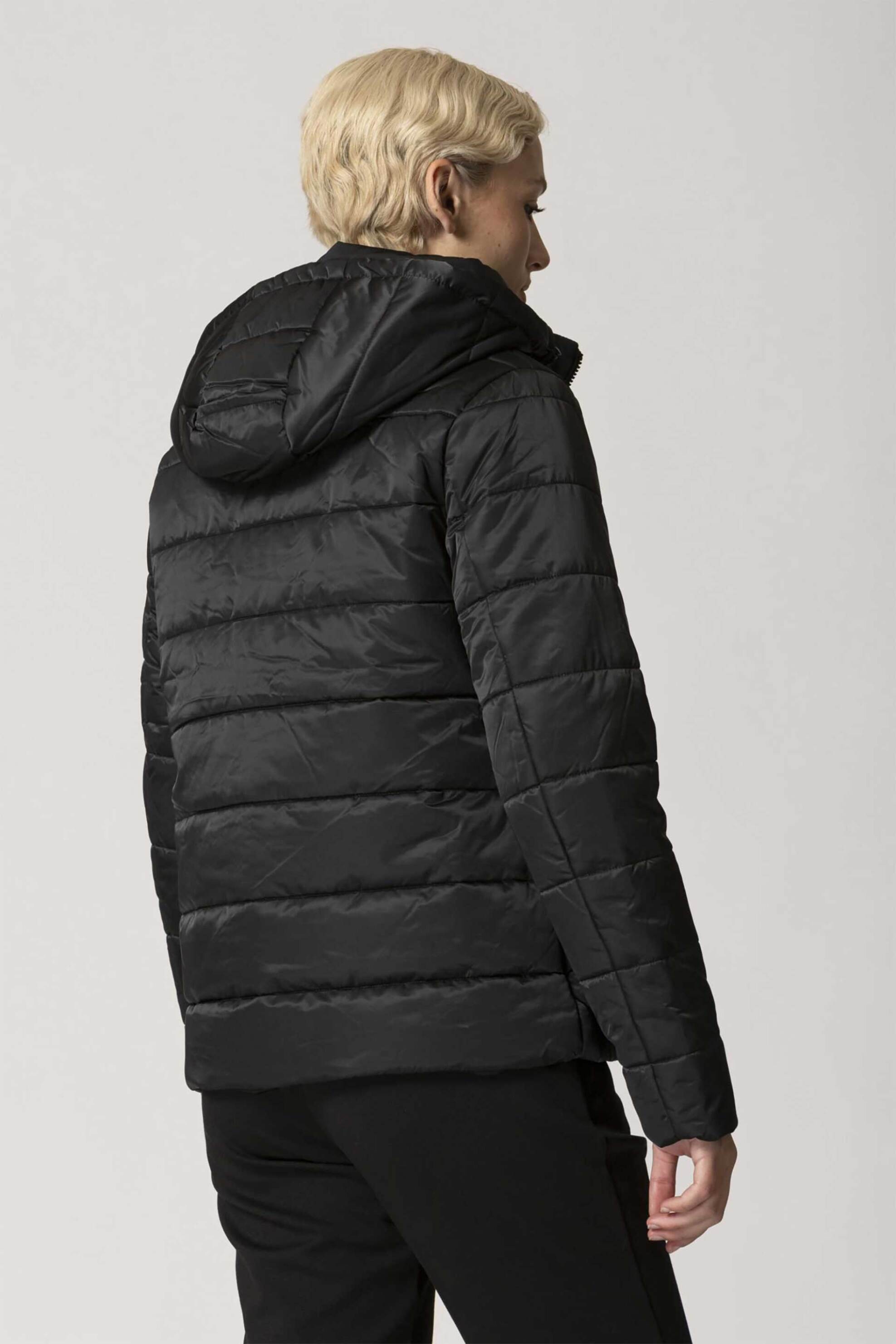 Billy Sabbado γυναικείο μπουφάν με καπιτονέ σχέδιο και κουκούλα - 4925762131 Μαύρο φωτογραφία